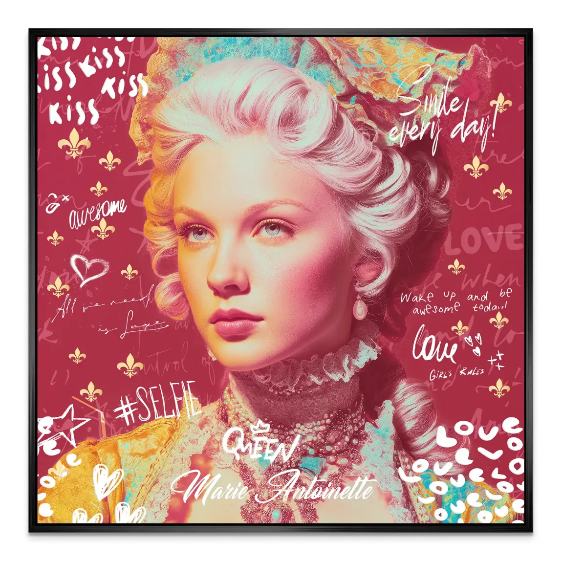 Marie Royal Pop Alu Dibond Bild