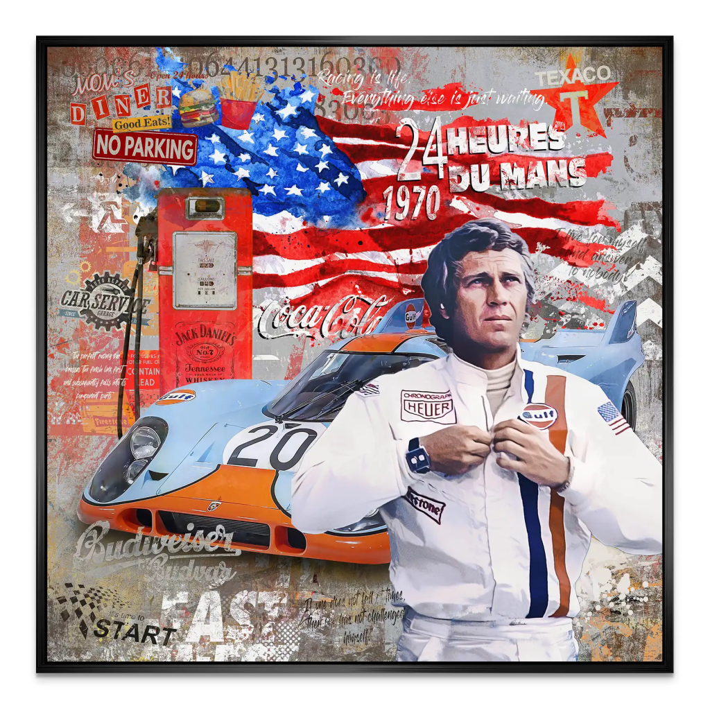 Steve USA 917 Porsche AluDibond Bild INGALERIE