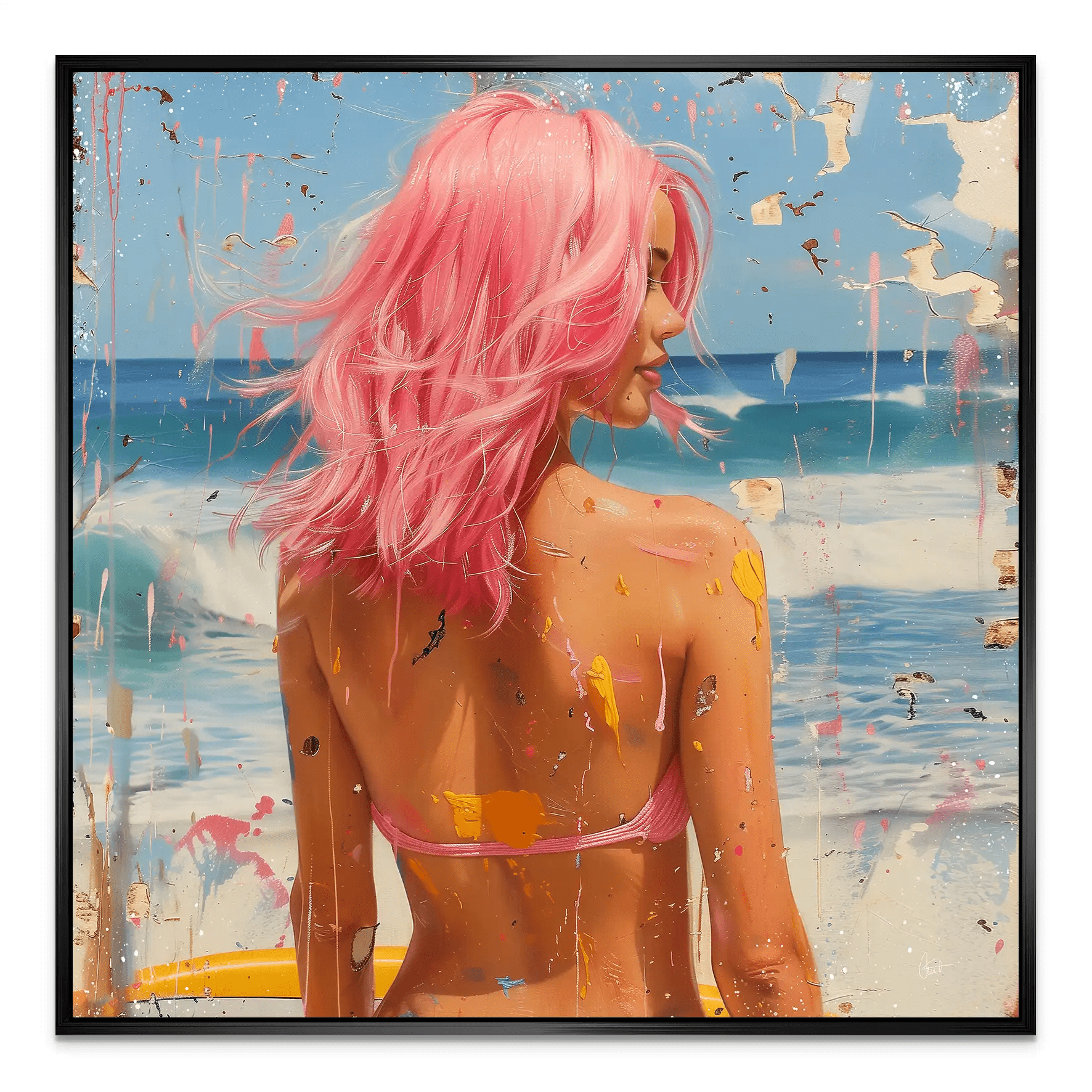 Beach Girl Nr.3 AluDibond Bild INGALERIE