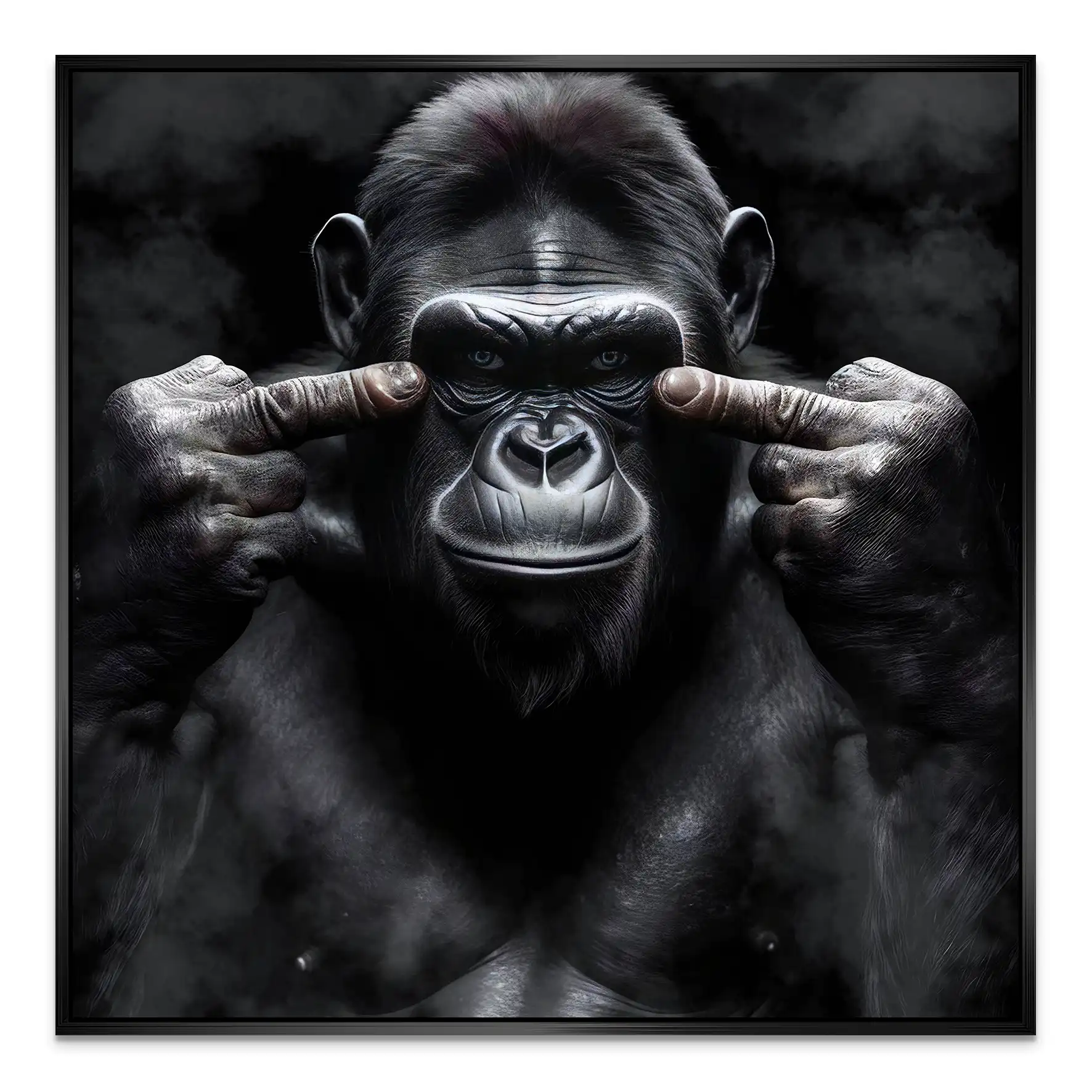 Bad Gorilla Nr.3 AluDibond Bild INGALERIE