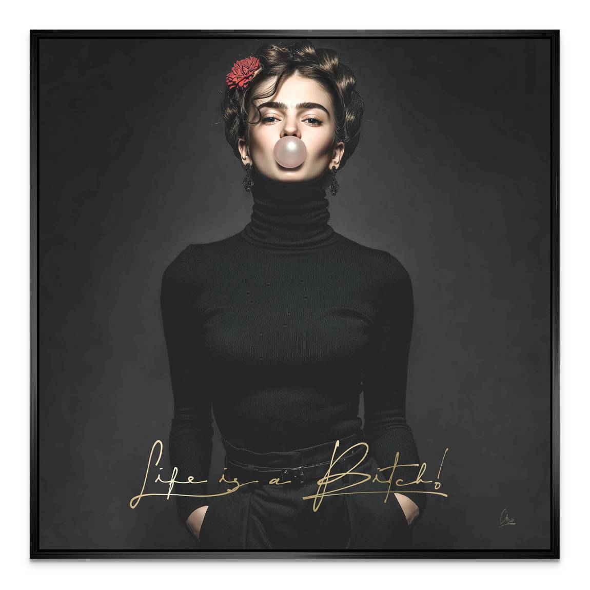 Fridas Life Alu Dibond Bild