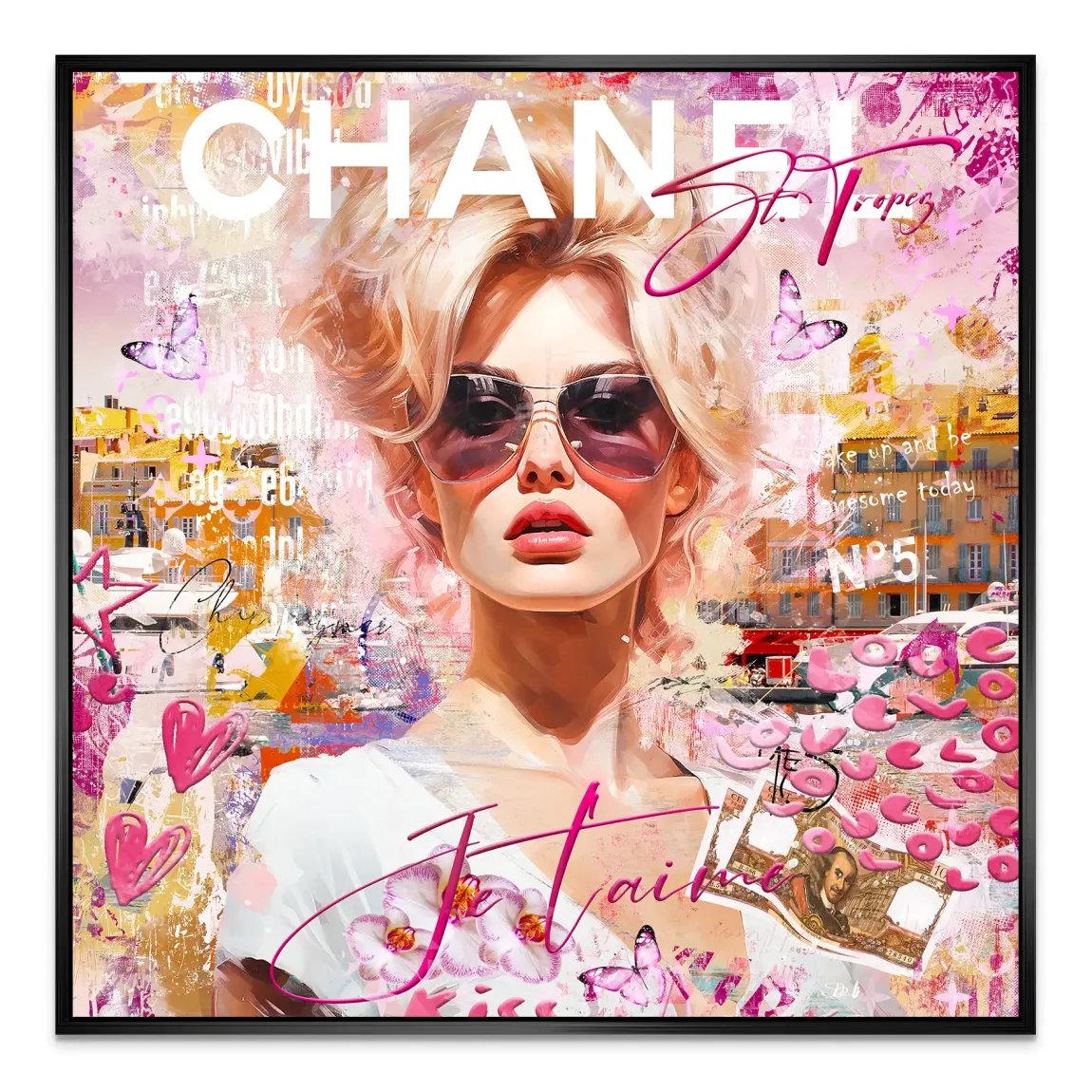 Bardot St Tropez Art Alu Dibond Bild