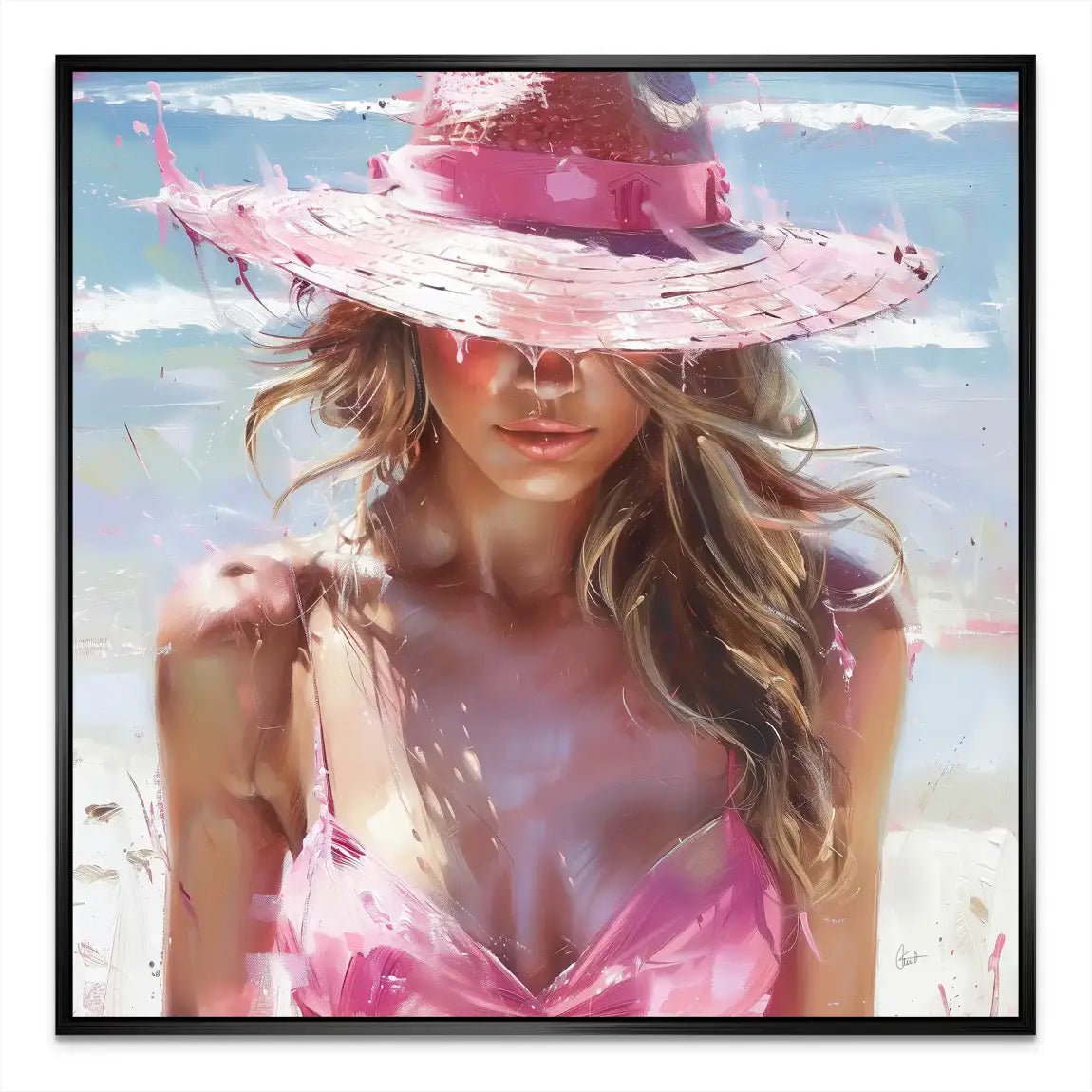 Summer Beach Beauty Alu Dibond Bild INGALERIE