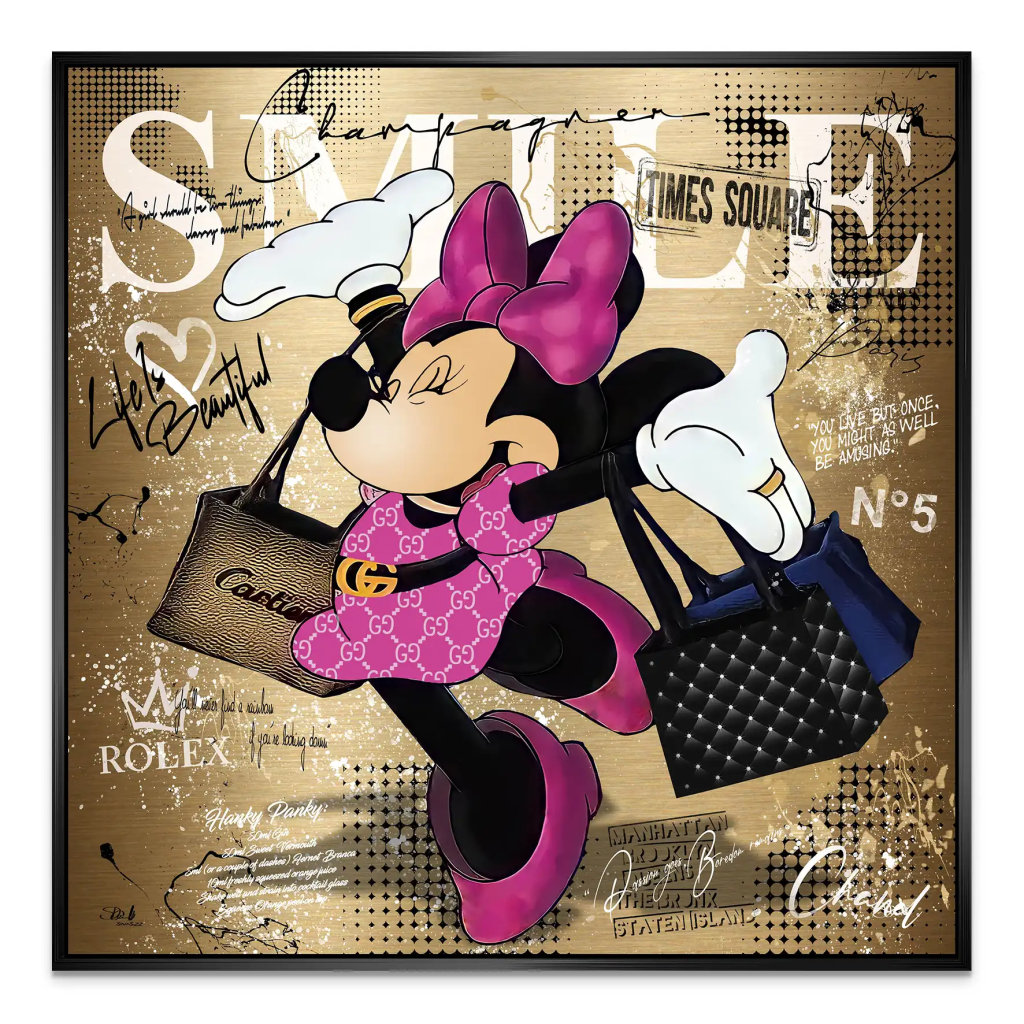 Minnie Smile AluDibond Bild INGALERIE