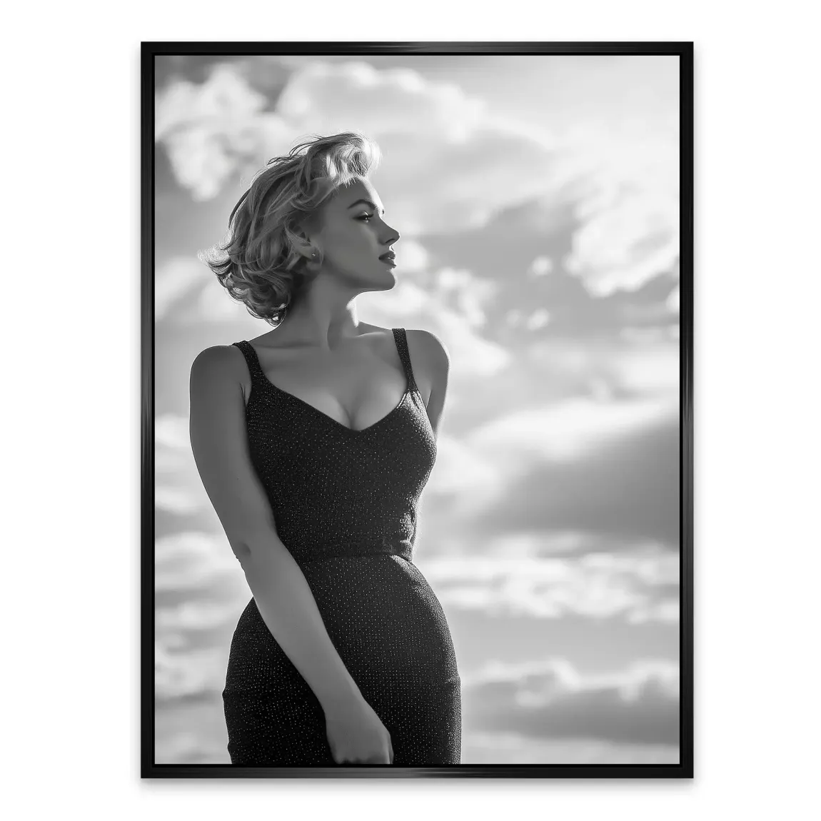 Marilyn Sunset Grace Alu Dibond Bild