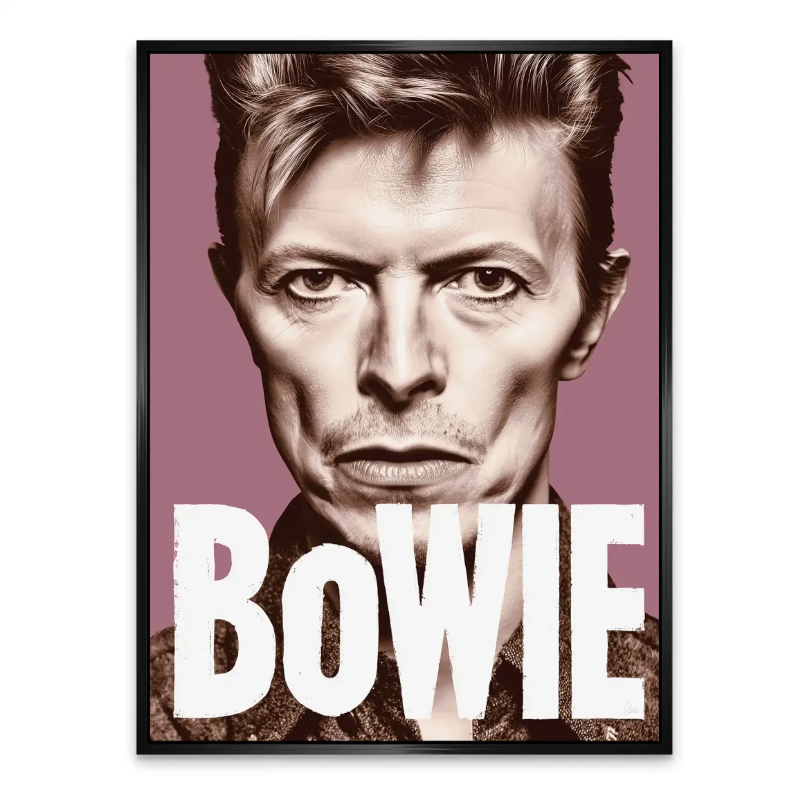 Starman Portrait Bowie Alu Dibond Bild