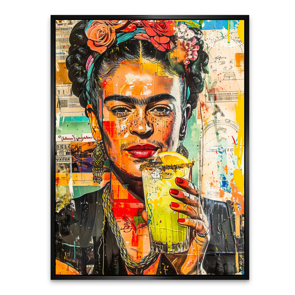 Frida Mexico Art AluDibond Bild INGALERIE