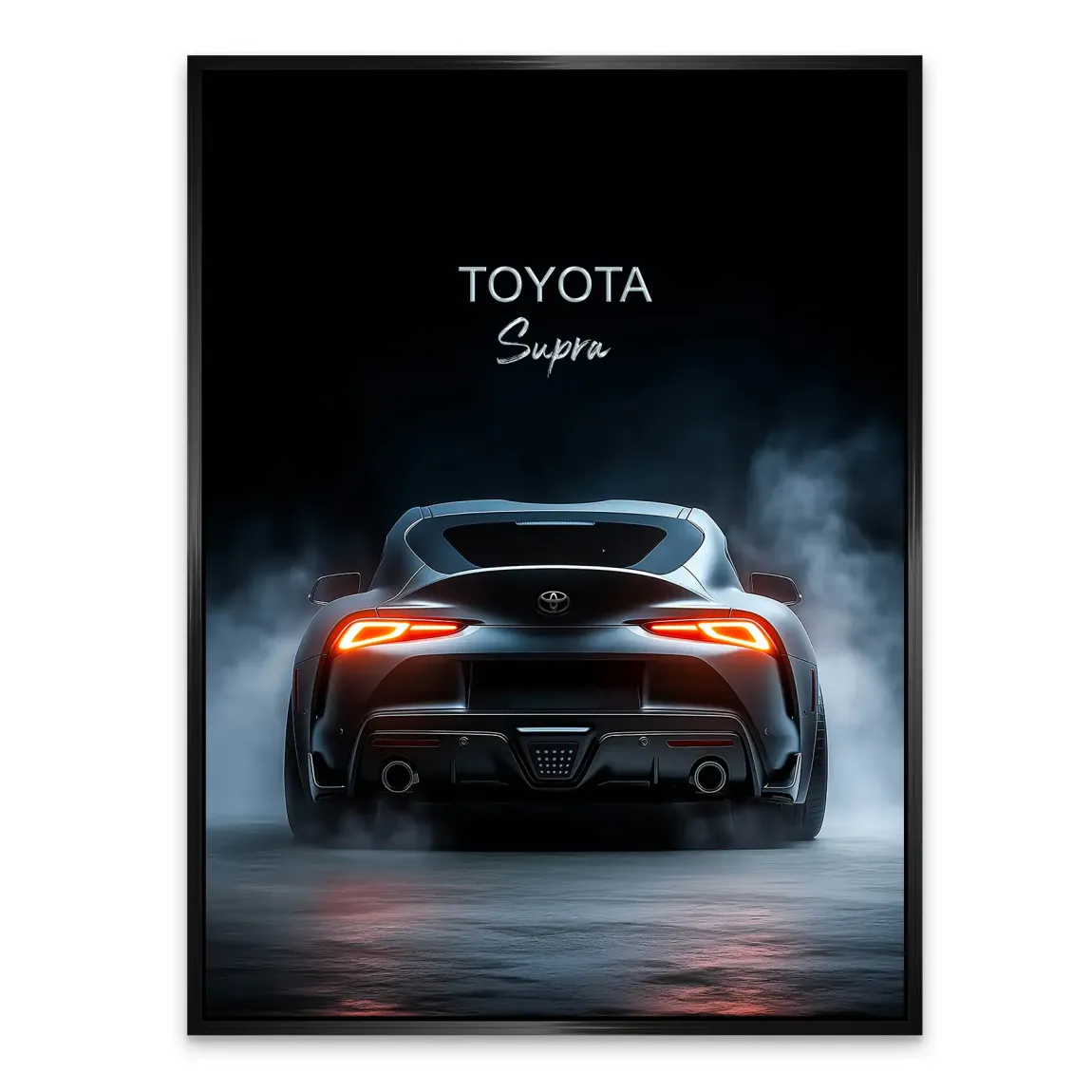 Toyota Supra Art Alu Dibond Bild