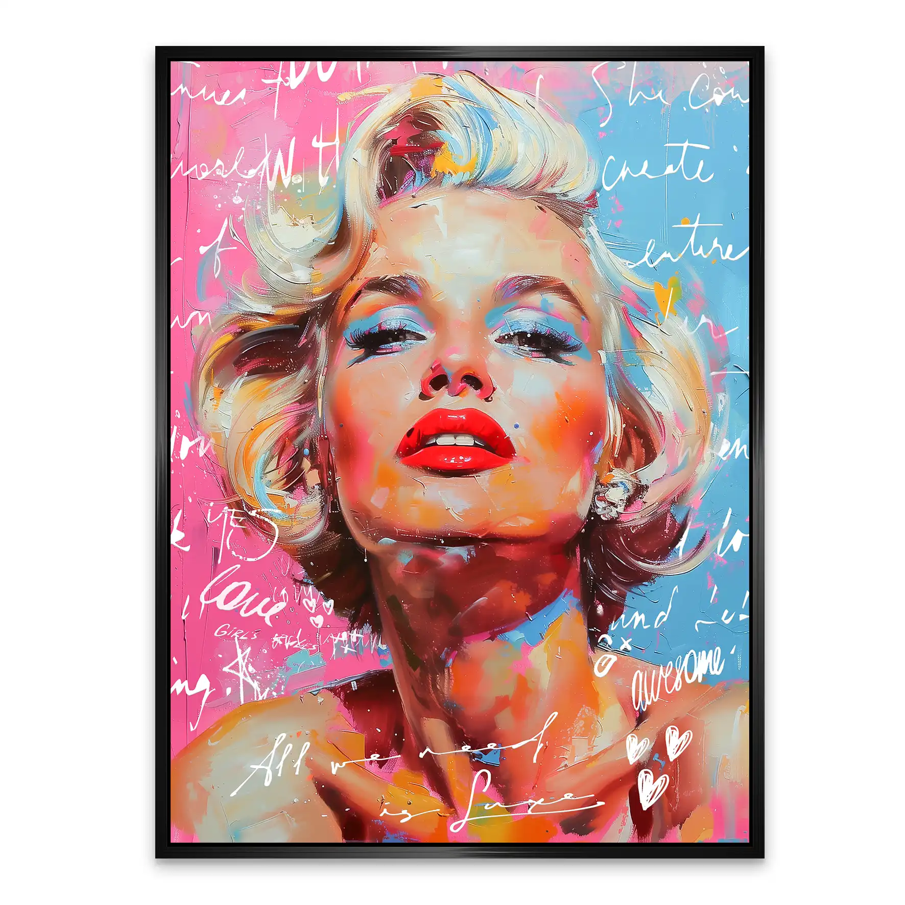 Marilyn Need Luxe AluDibond Bild INGALERIE