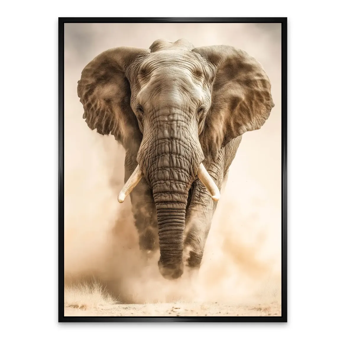 Emperor of the Savannah Alu Dibond Bild INGALERIE
