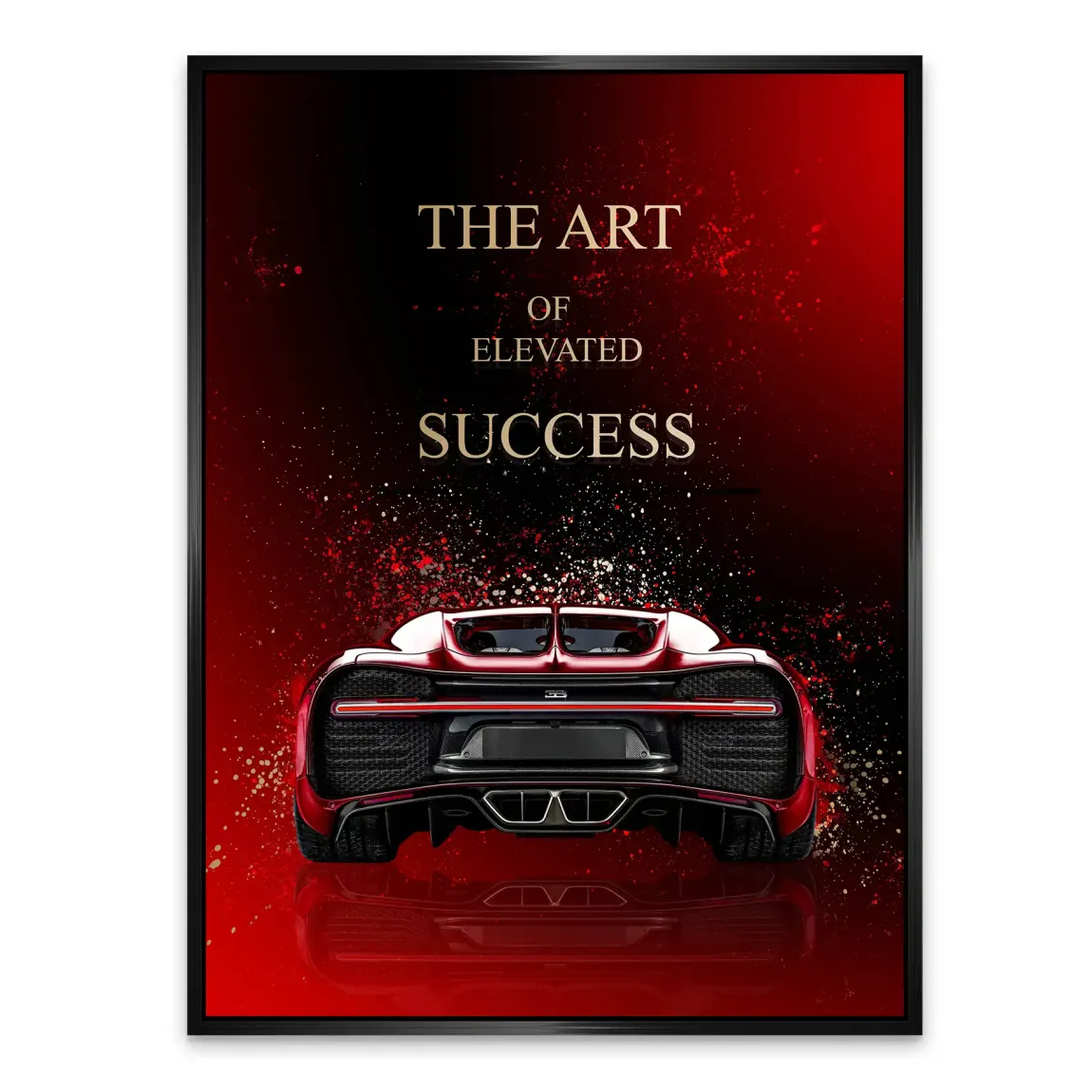 Art of Success Bugatti Alu Dibond Bild