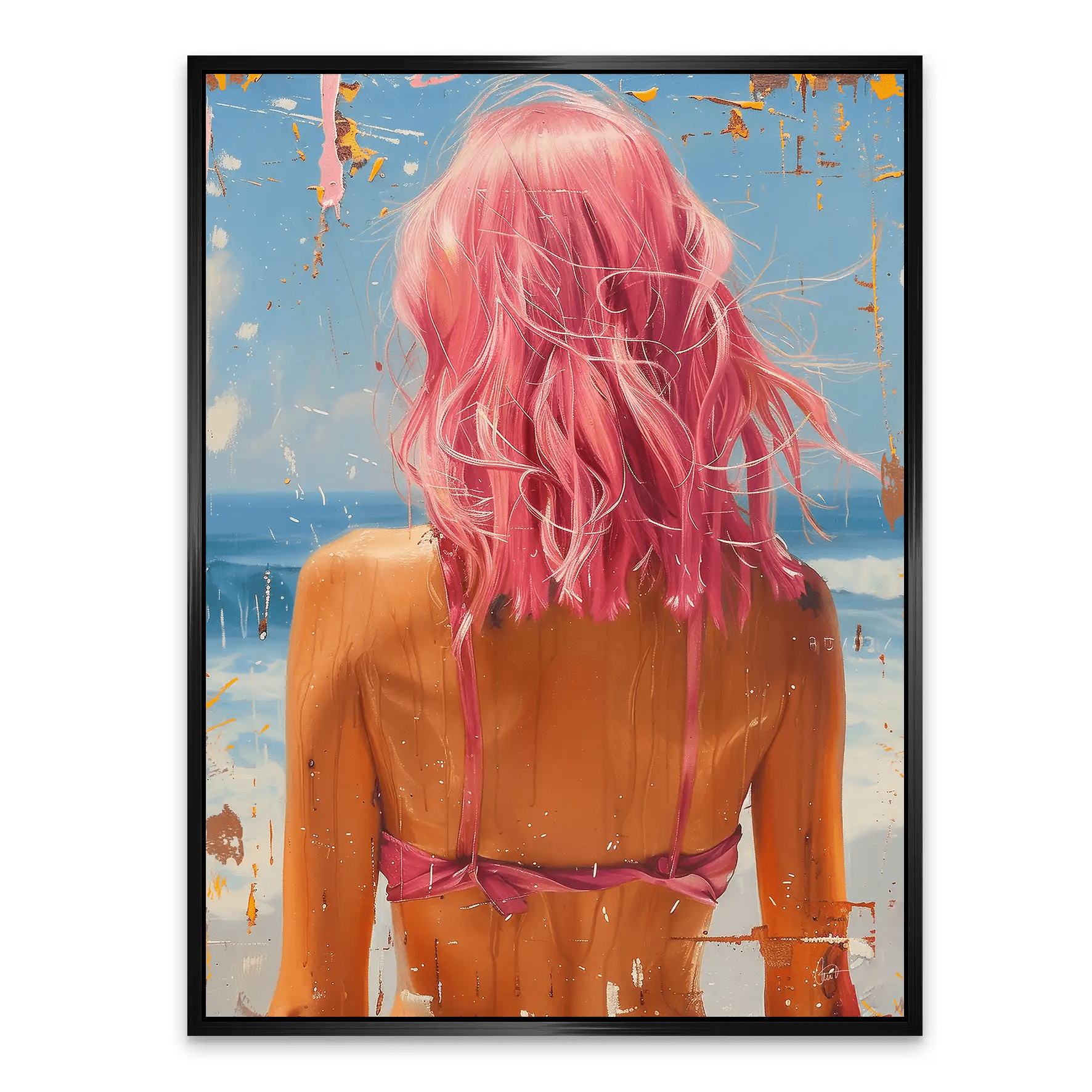 Beach Girl Nr.6 AluDibond Bild INGALERIE