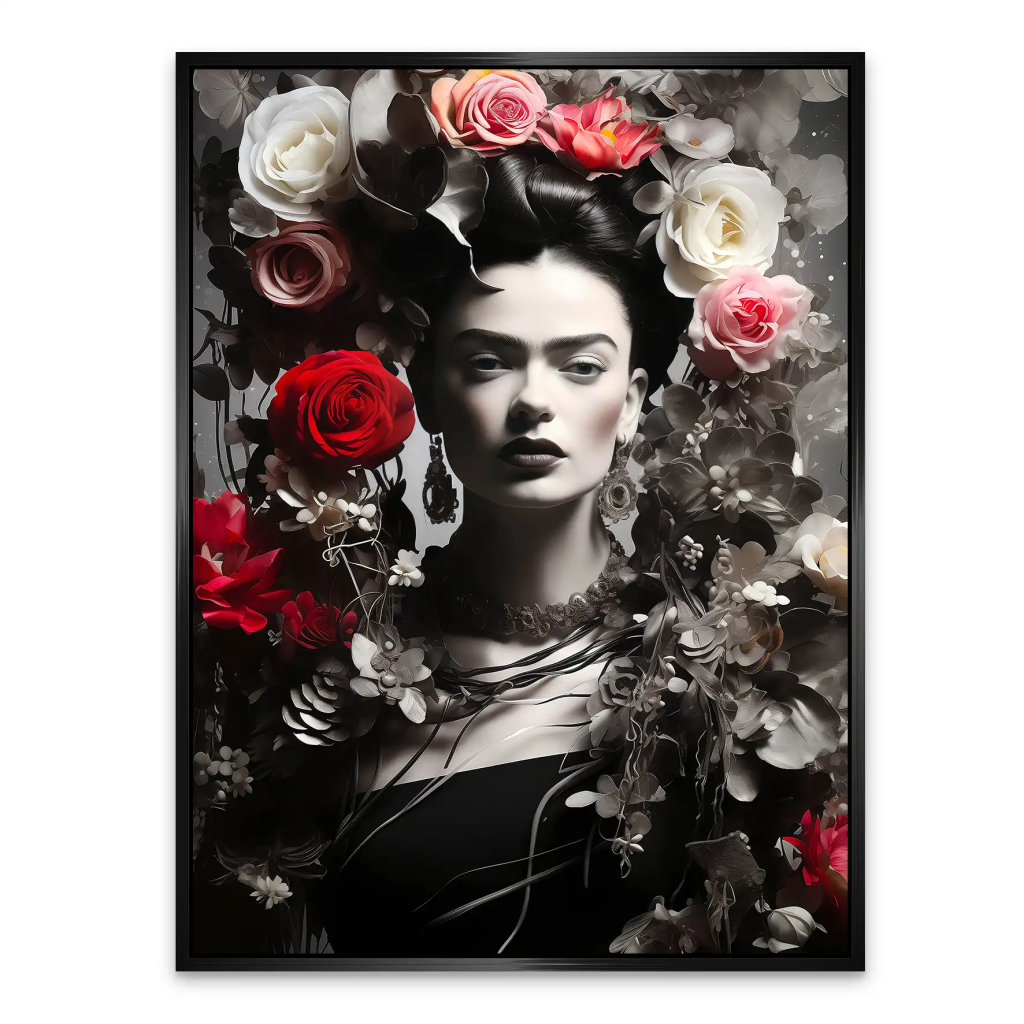 Frida Kahlo Modern Style AluDibond Bild INGALERIE