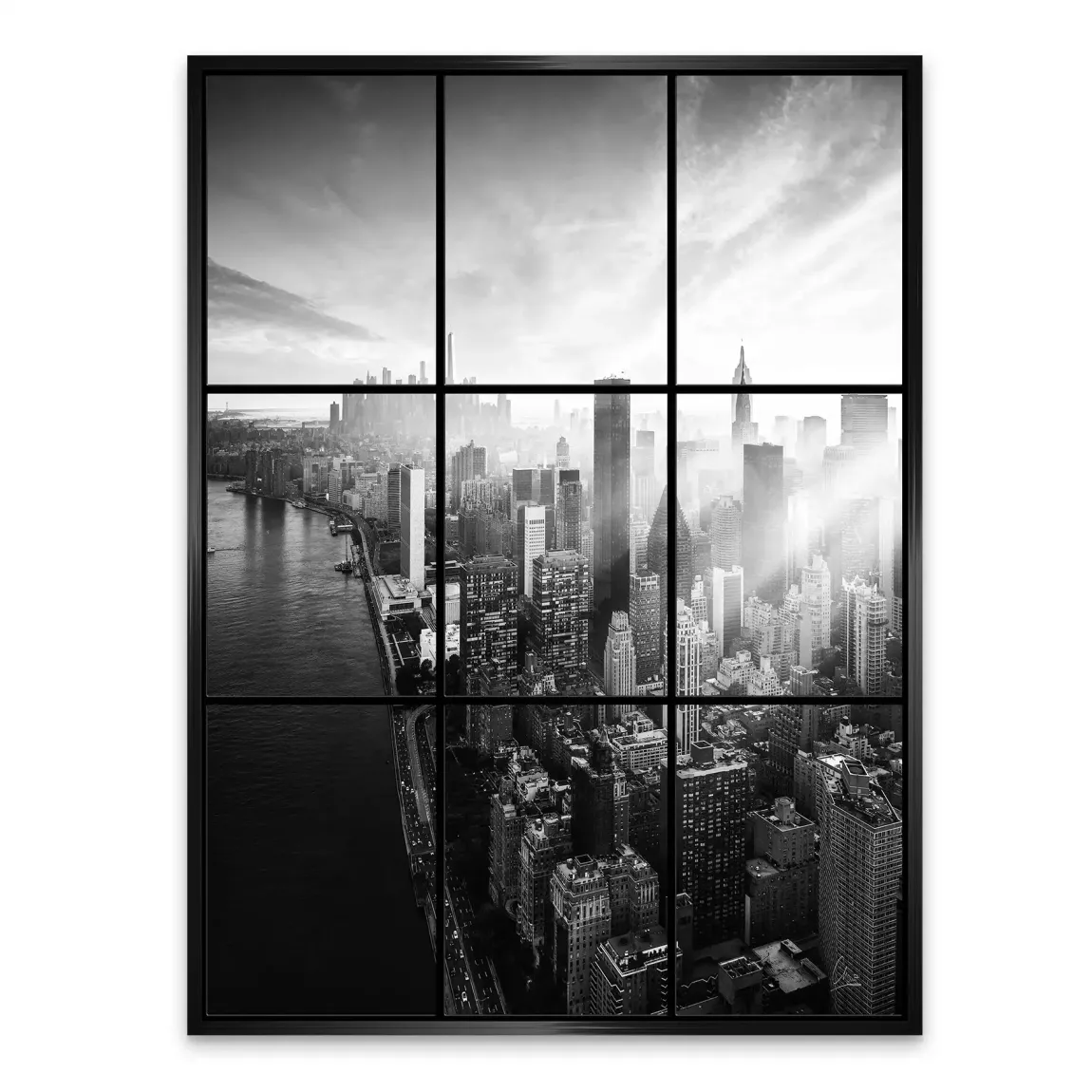 Silent Heights New York Alu Dibond Bild