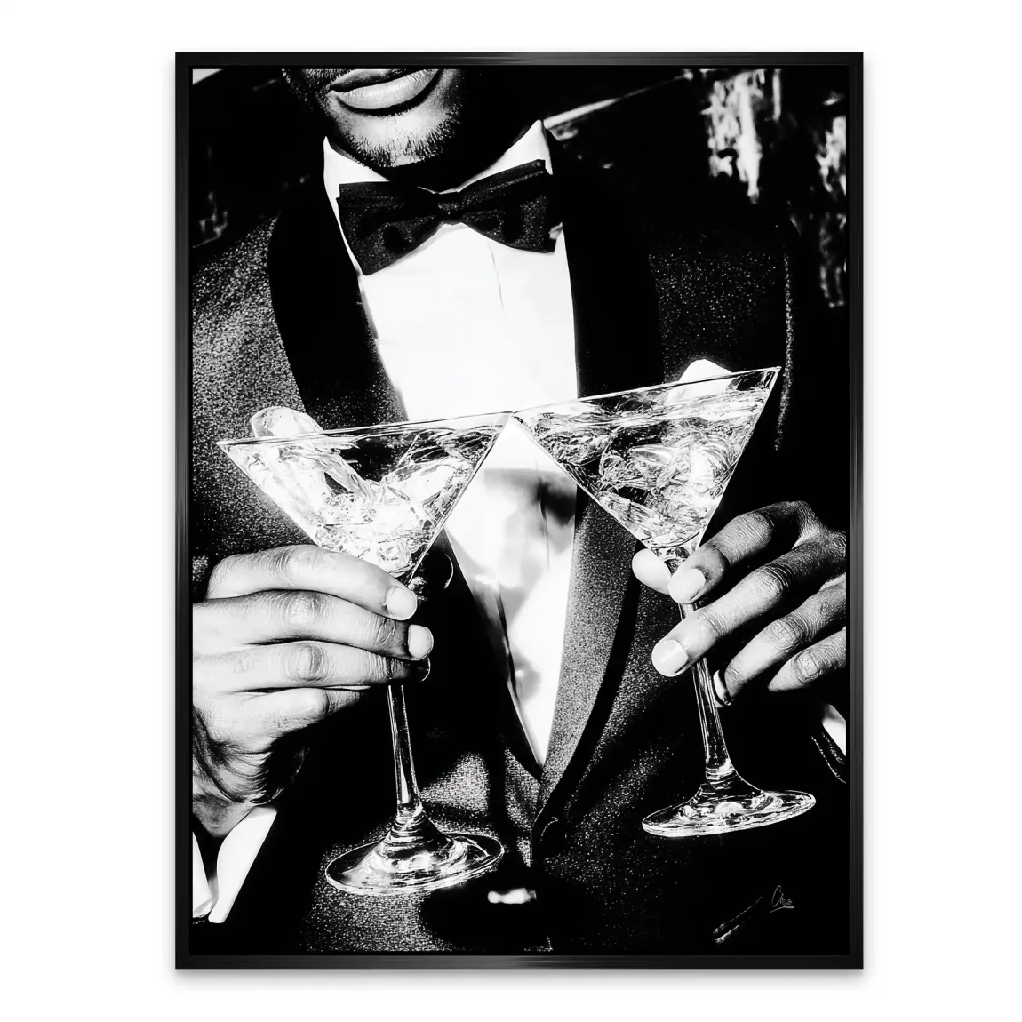 Gentleman Style Alu Dibond Bild