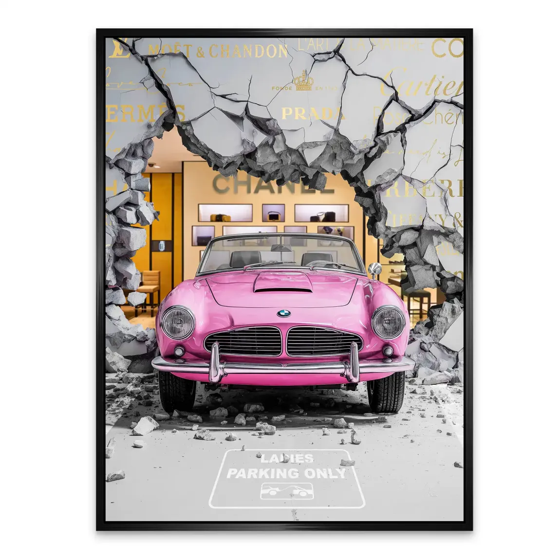 Coco Rebel Alu Dibond Bild