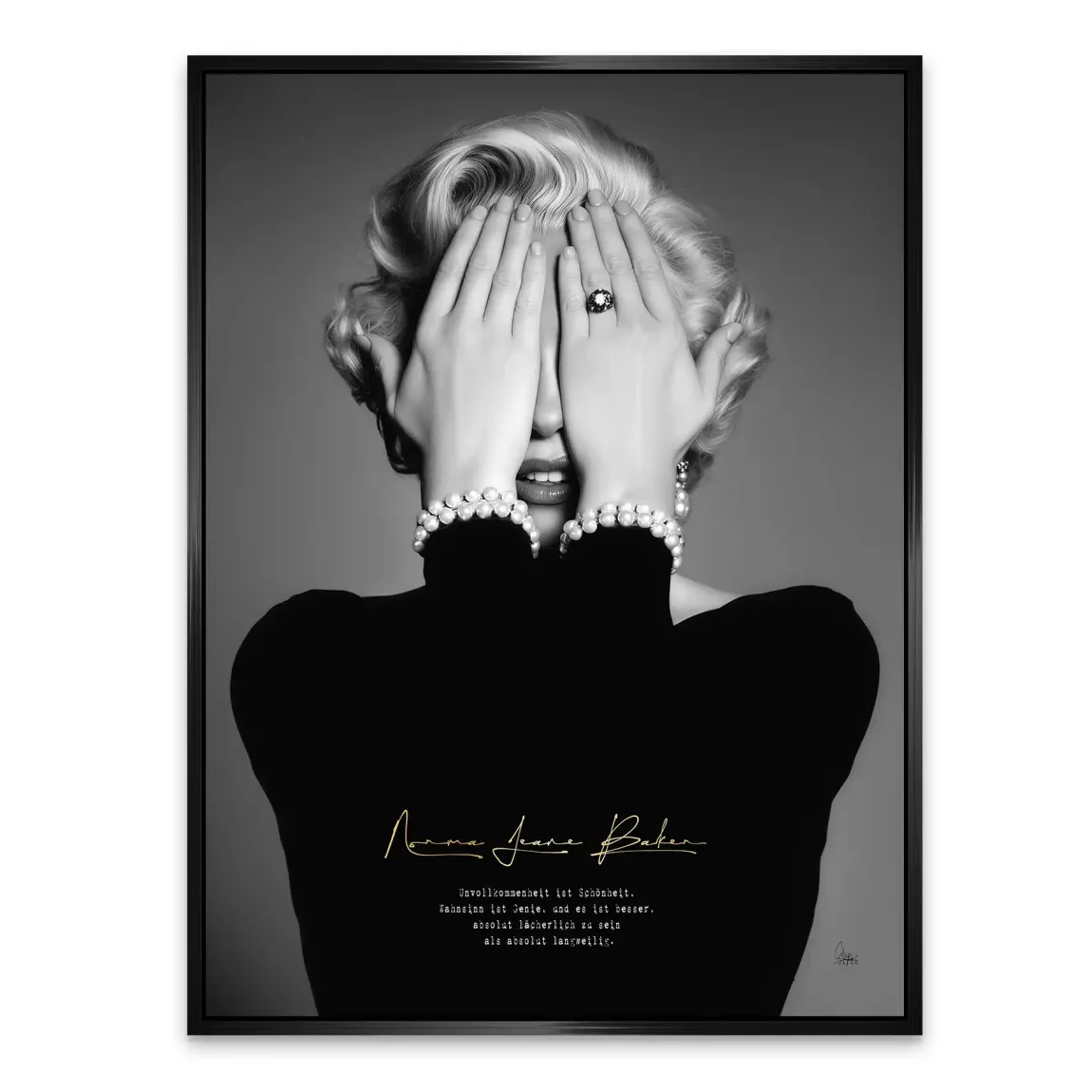 Marilyn Monroe Norma Jeane Alu Dibond Bild