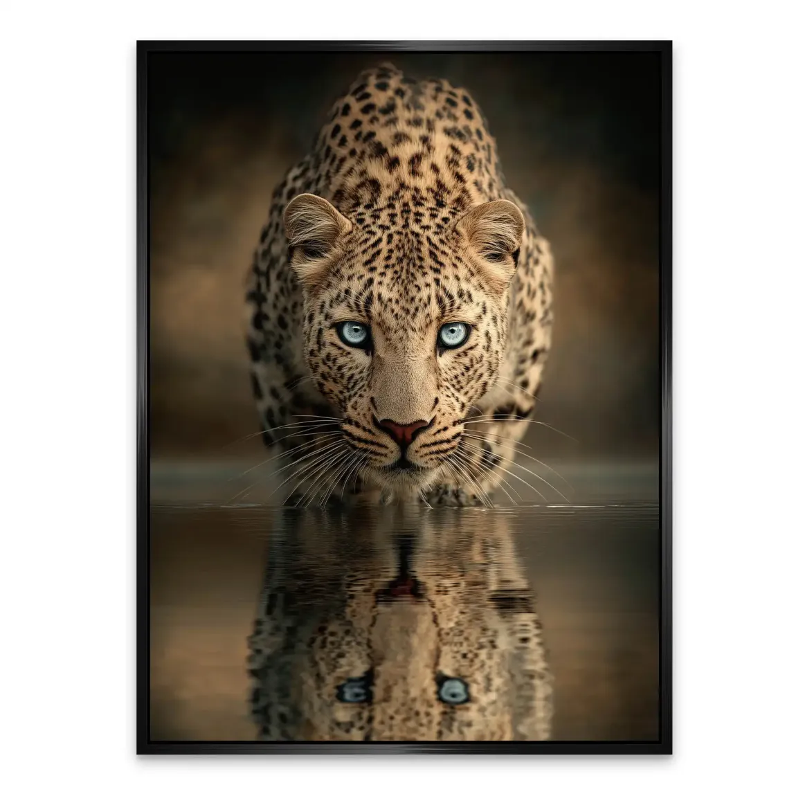 Silent Leopard Alu Dibond Bild