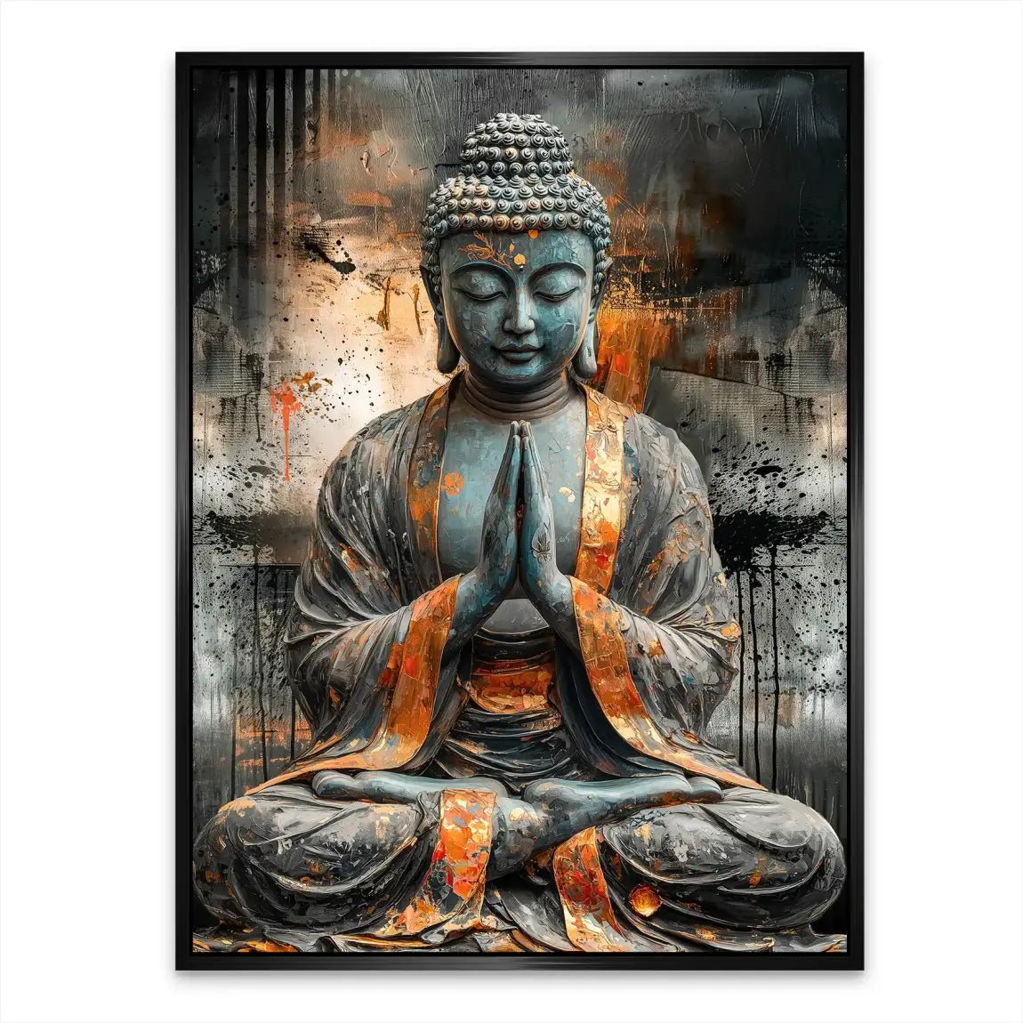 Buddha Abstrakt Nr.50 Alu Dibond Bild INGALERIE