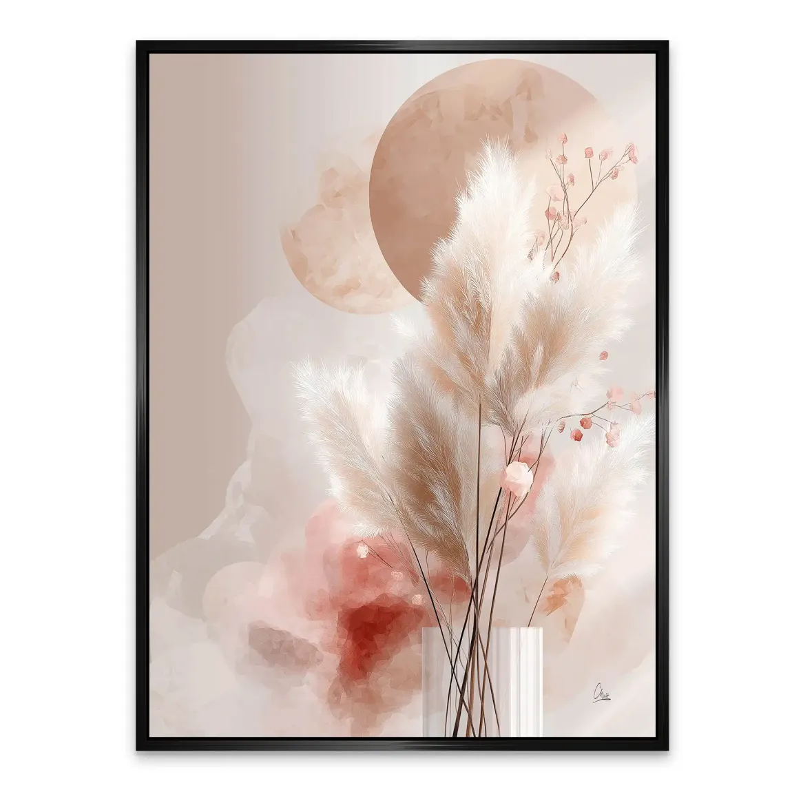 Amber Fields Alu Dibond Bild