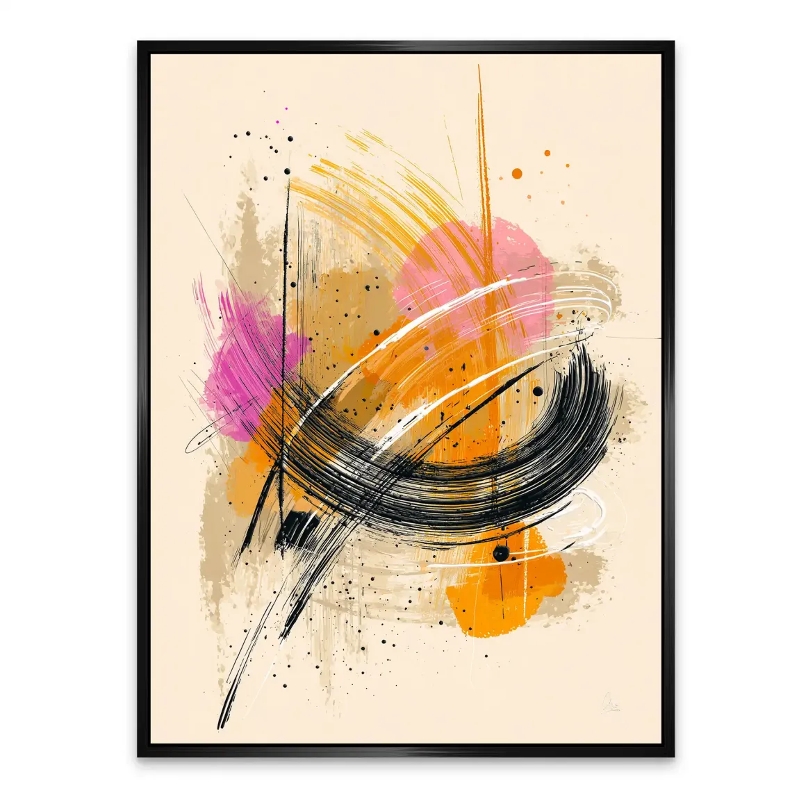 Modern Energie Abstrakt Alu Dibond Bild