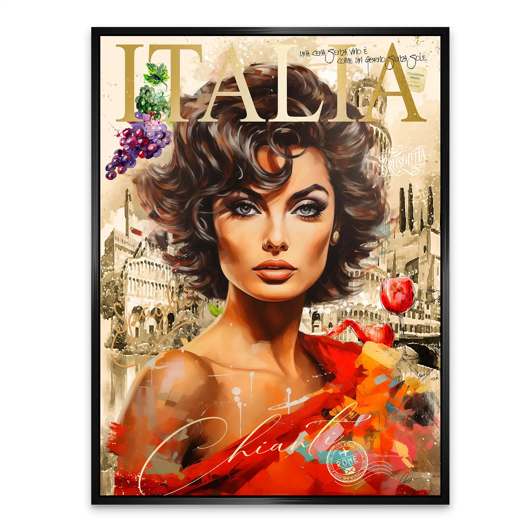 Sophia Italia AluDibond Bild INGALERIE