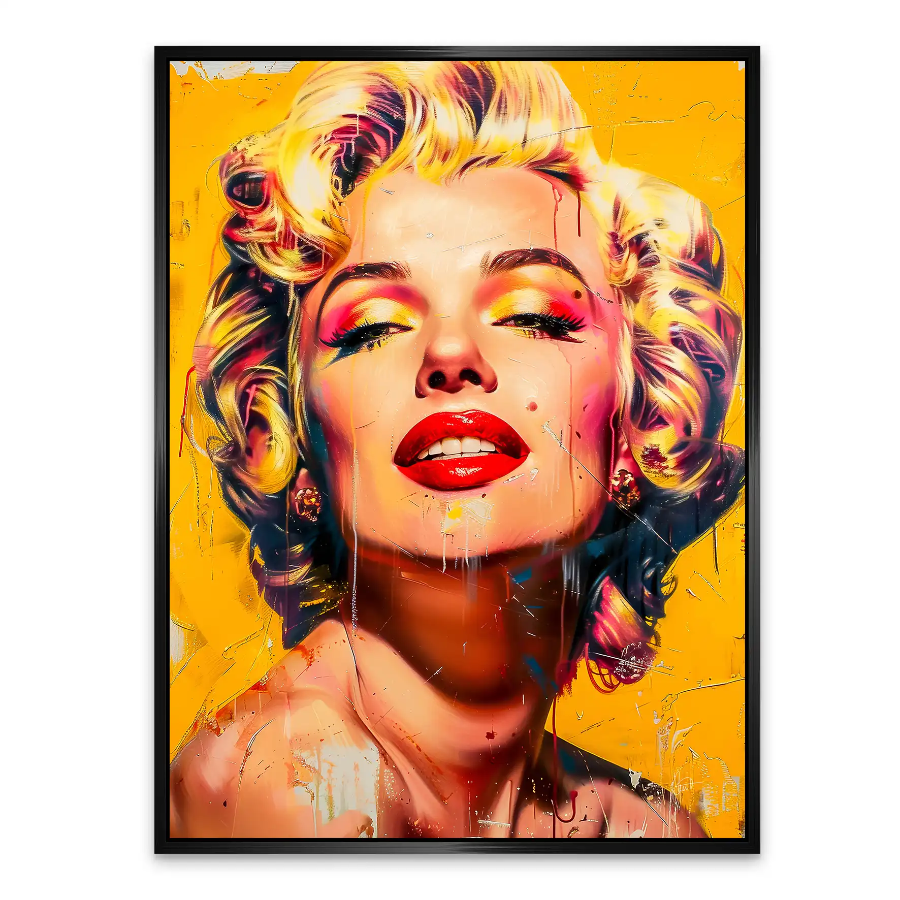 Marilyn Street Style AluDibond Bild INGALERIE