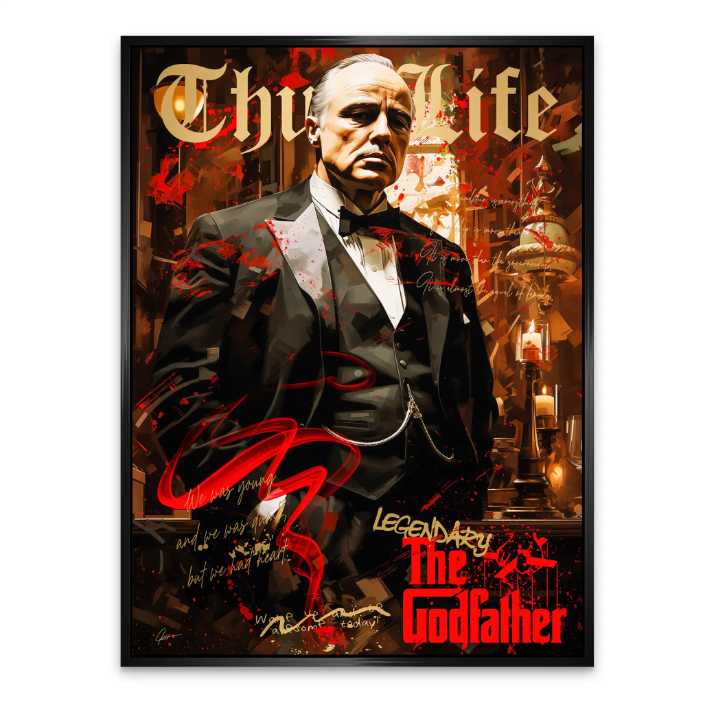 The Godfather AluDibond Bild INGALERIE