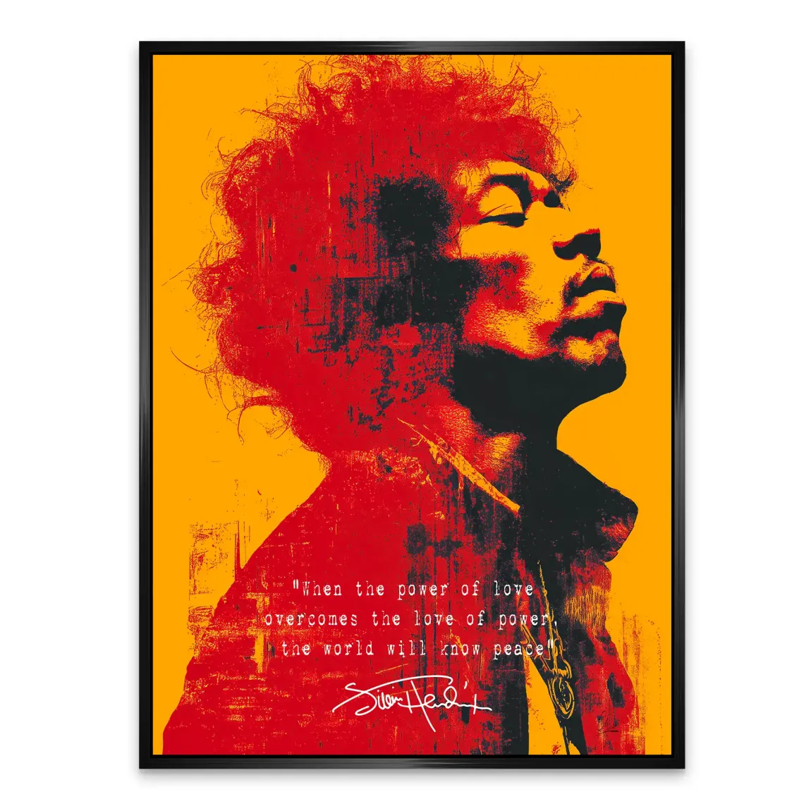 Electric Soul Hendrix Alu Dibond Bild