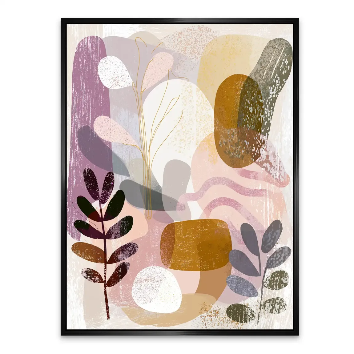 Soft Harmony Abstrakt Alu Dibond Bild