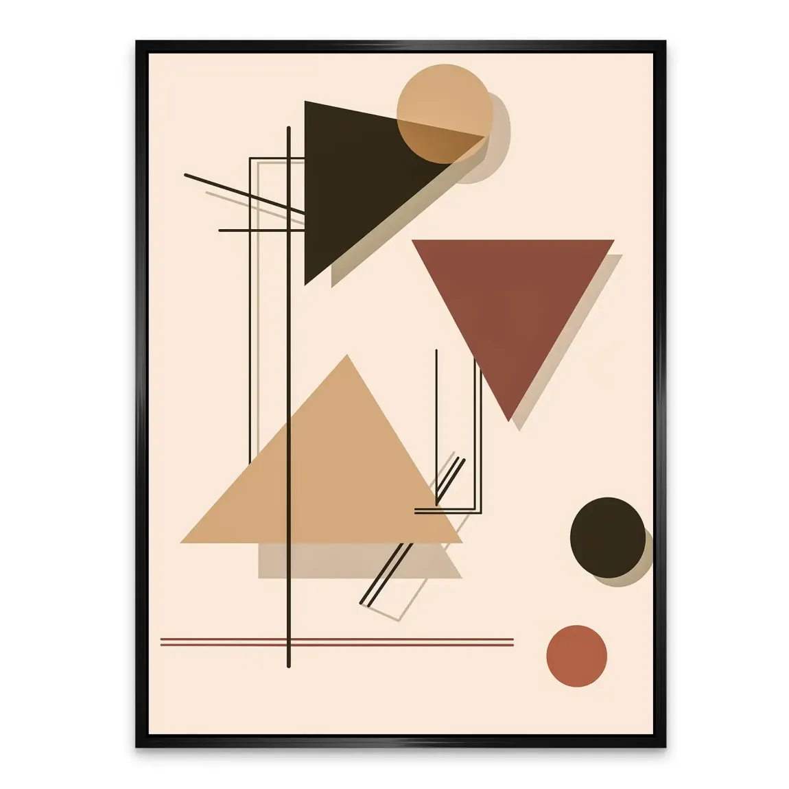 Kandinsky Harmony Style Alu Dibond Bild INGALERIE