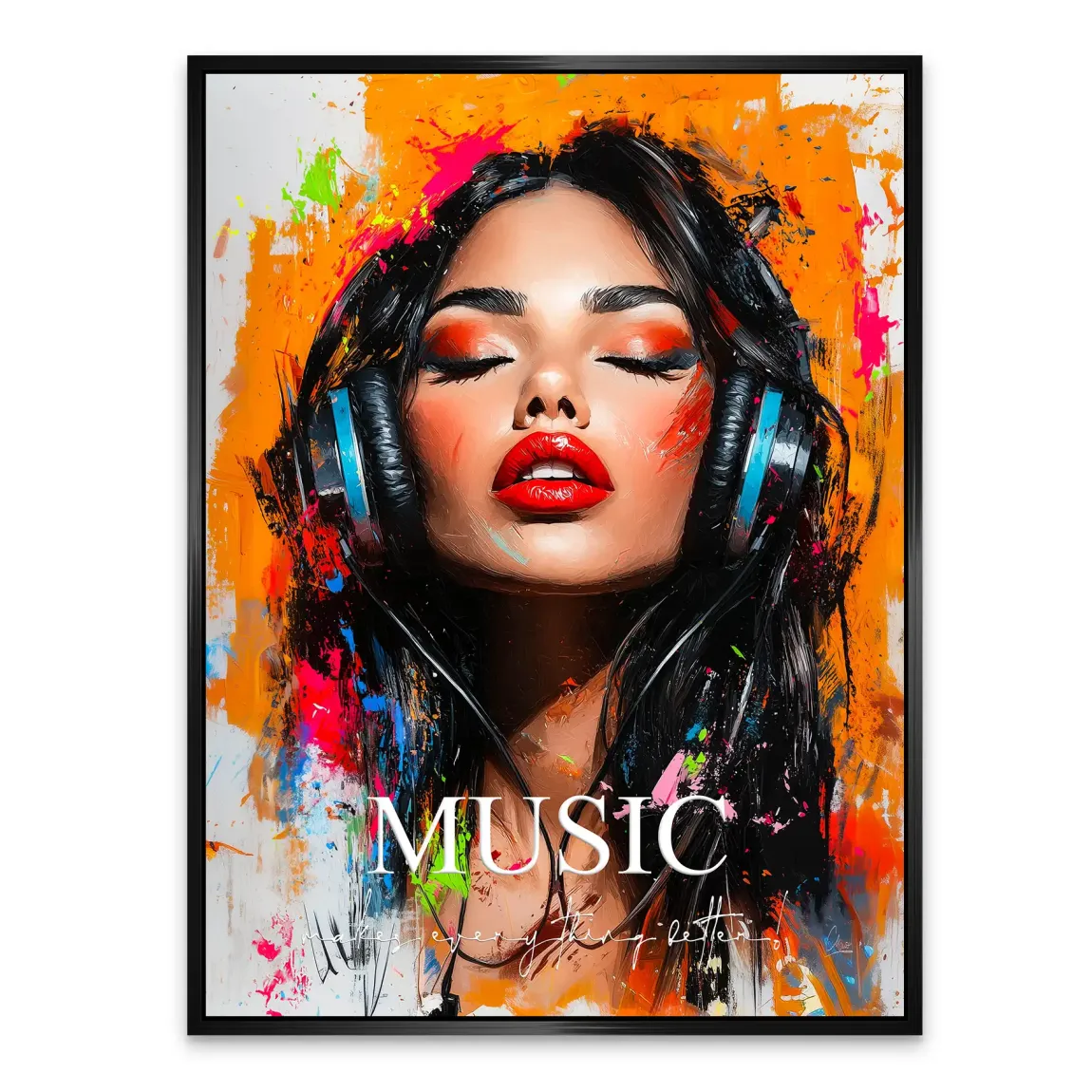 Music Soul Alu Dibond Bild