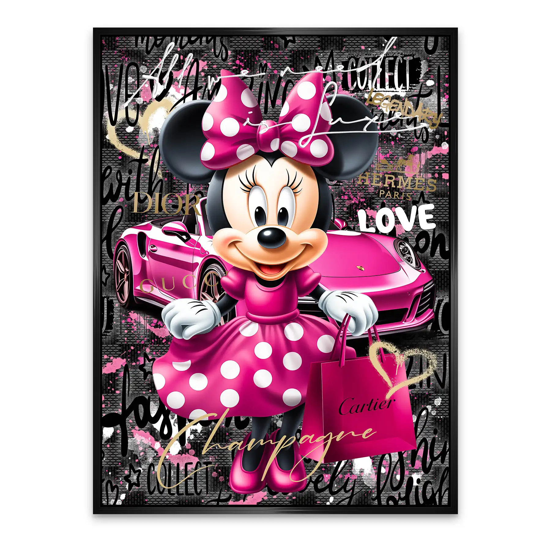 Minnie Need Need Luxe AluDibond Bild INGALERIE