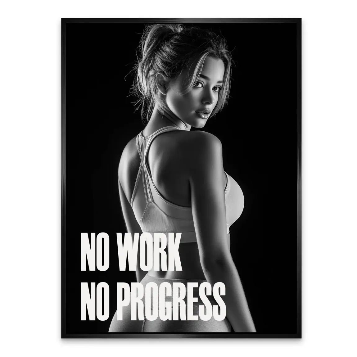 Progress Training Alu Dibond Bild