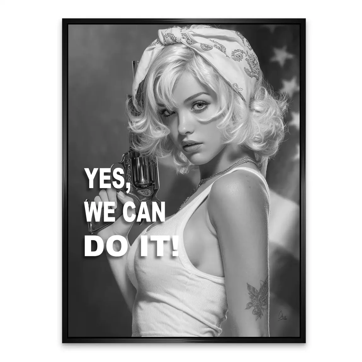 Yes we can Alu Dibond Bild