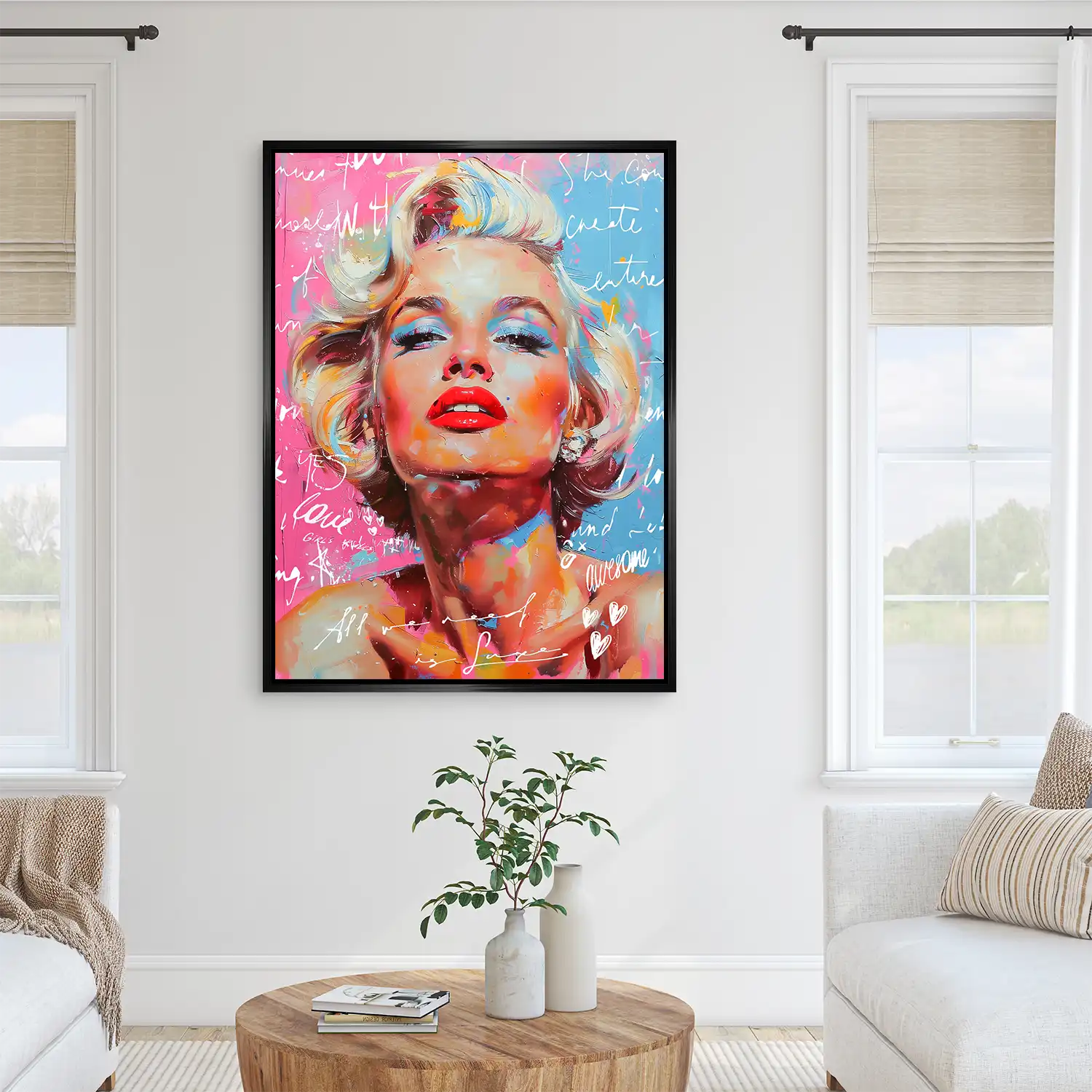 Marilyn Need Luxe AluDibond Bild INGALERIE