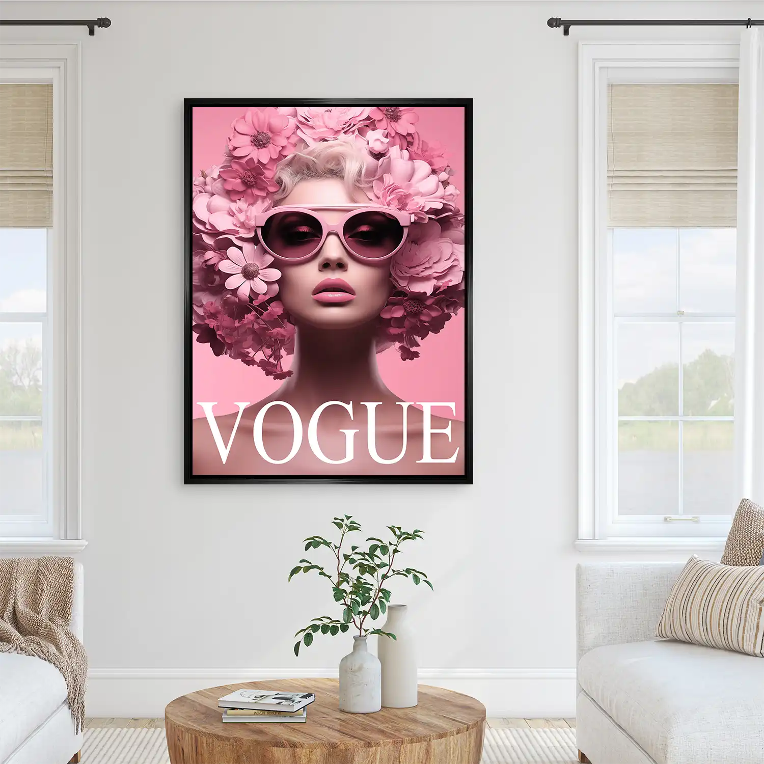 Pink Vogue AluDibond Bild INGALERIE