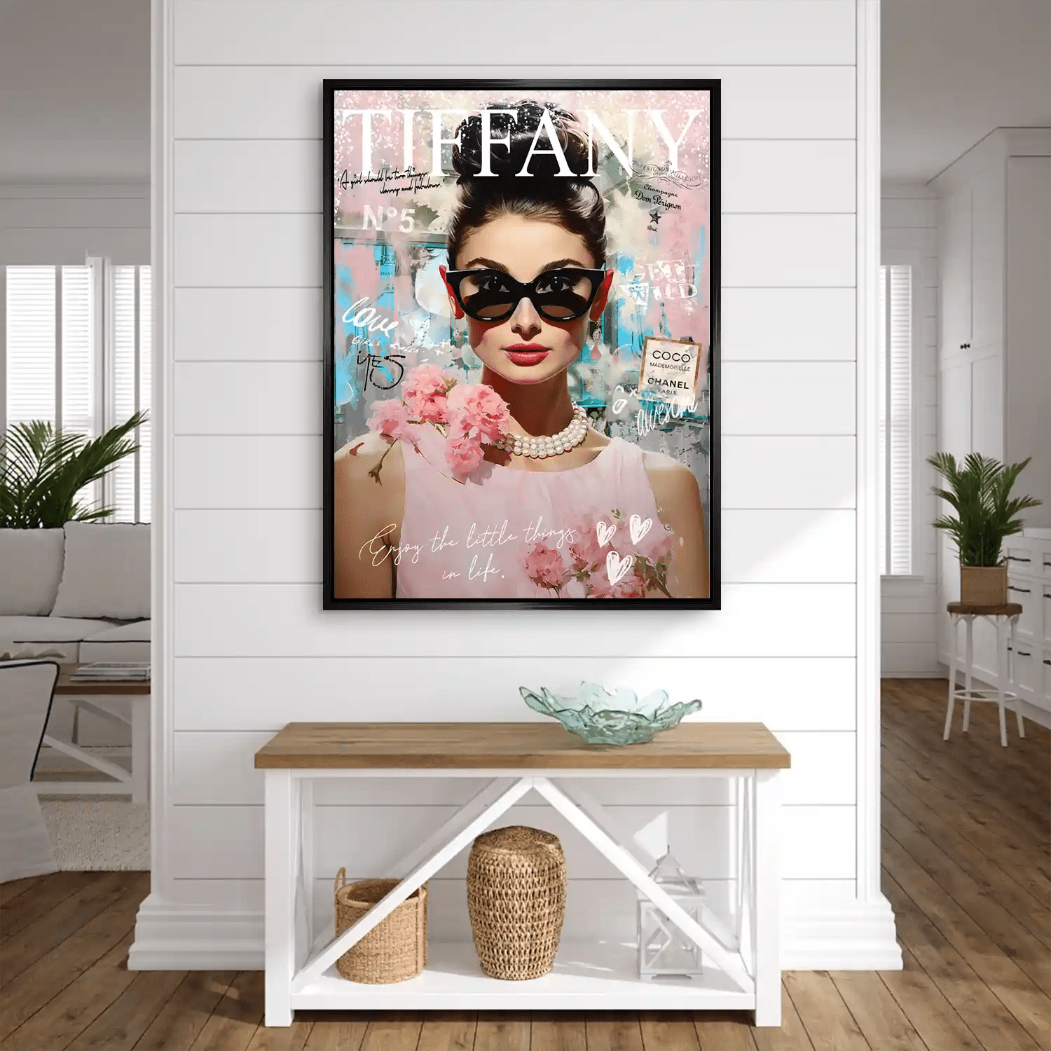 Audrey Nr.5 Pop Art AluDibond Bild INGALERIE