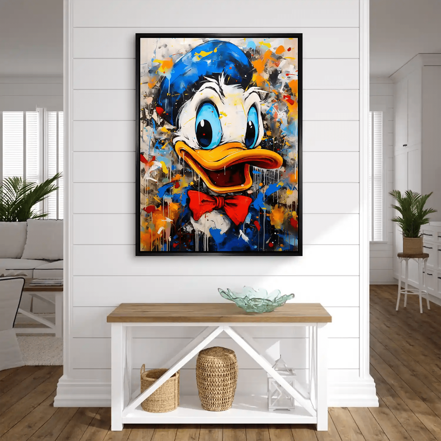 Donald Abstrakt Style AluDibond Bild INGALERIE