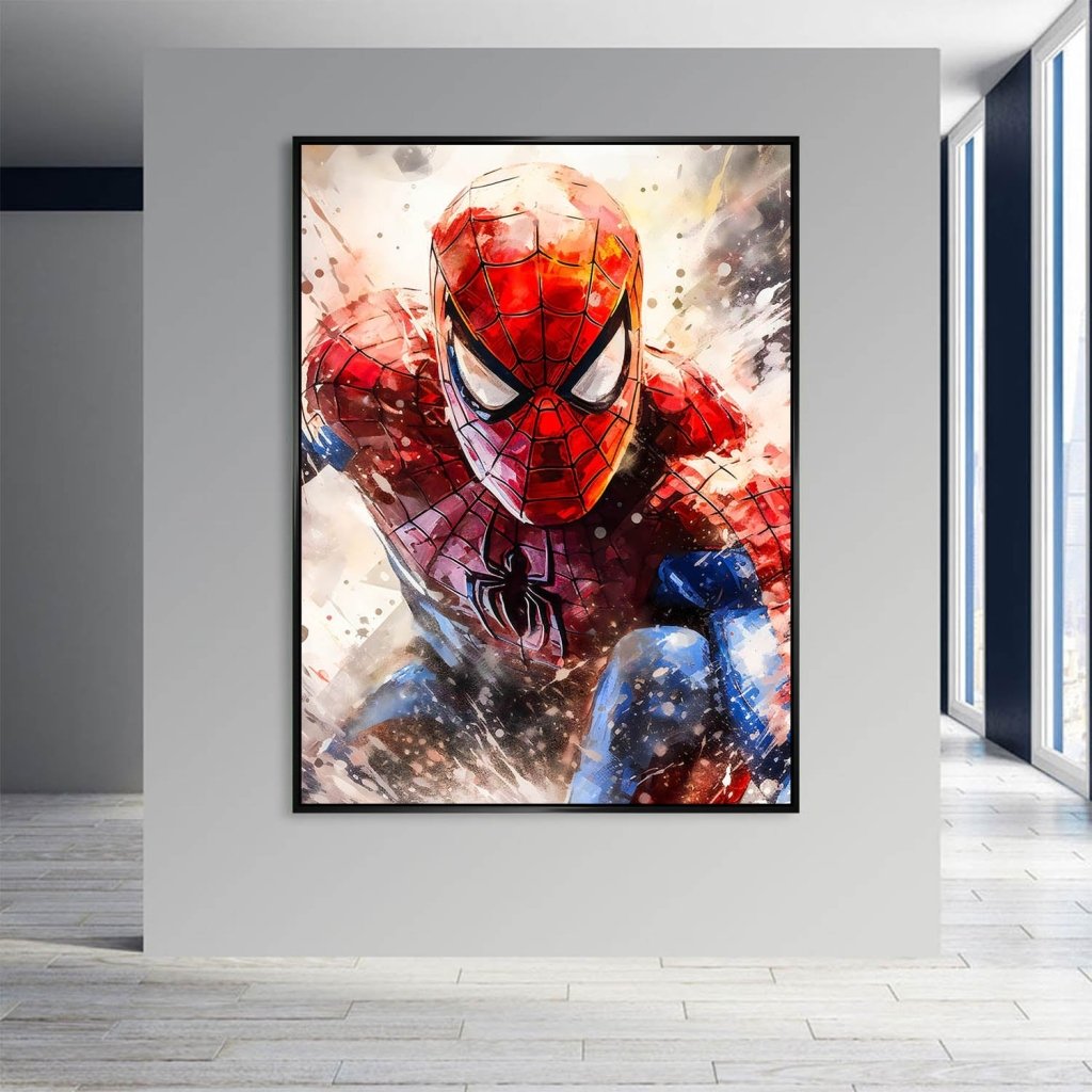 Pop Art Aludibond Bild Spiderman Abstrakt INGALERIE