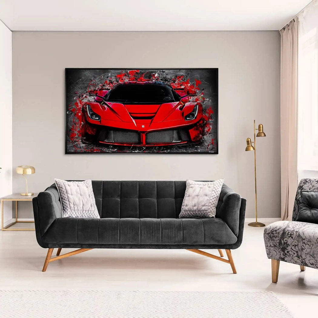 La Ferrari Abstrakt Alu Gebürstet INGALERIE