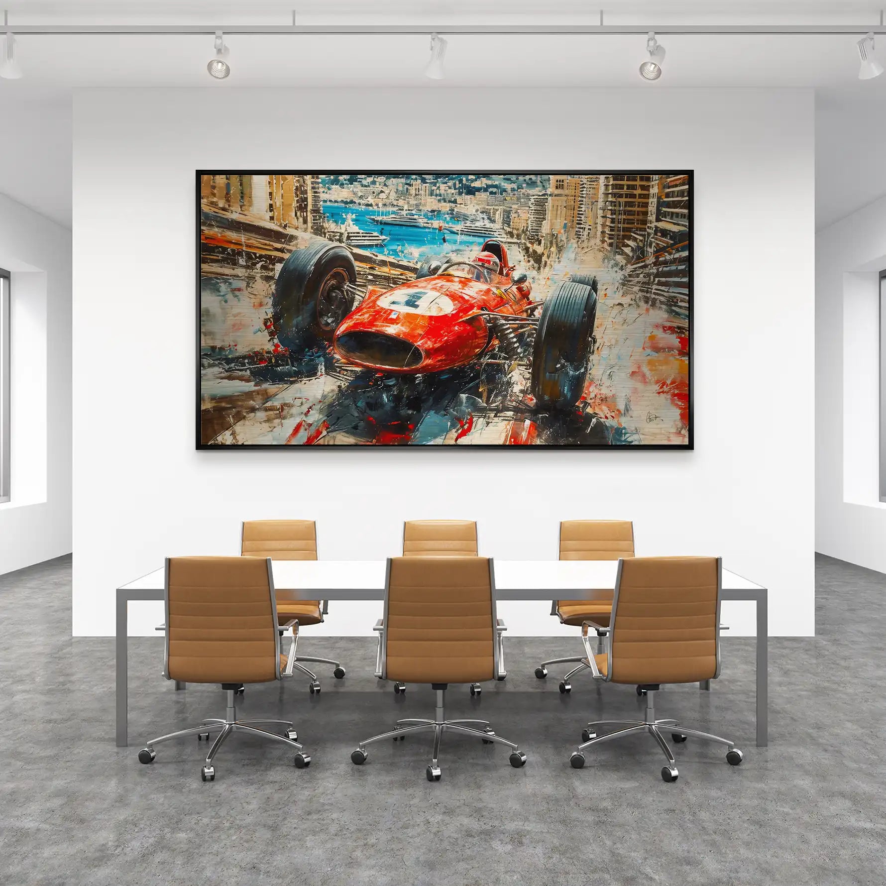 Monaco Formel 1 Retro Alu Gebürstet INGALERiE