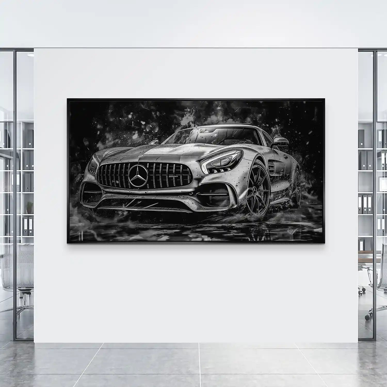 Mercedes AMG GT Dark Style Alu Gebürstet INGALERIE