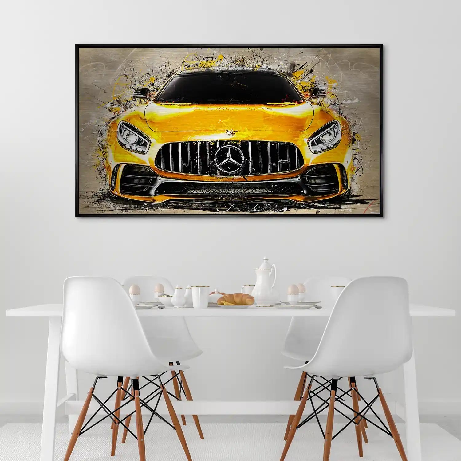 Mercedes AMG GT Retro Style Style Alu Gebürstet INGALERIE