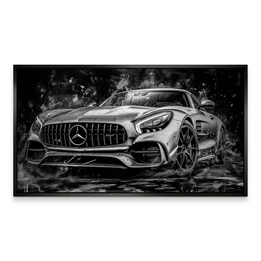 Mercedes AMG GT Dark Style Alu Gebürstet INGALERIE