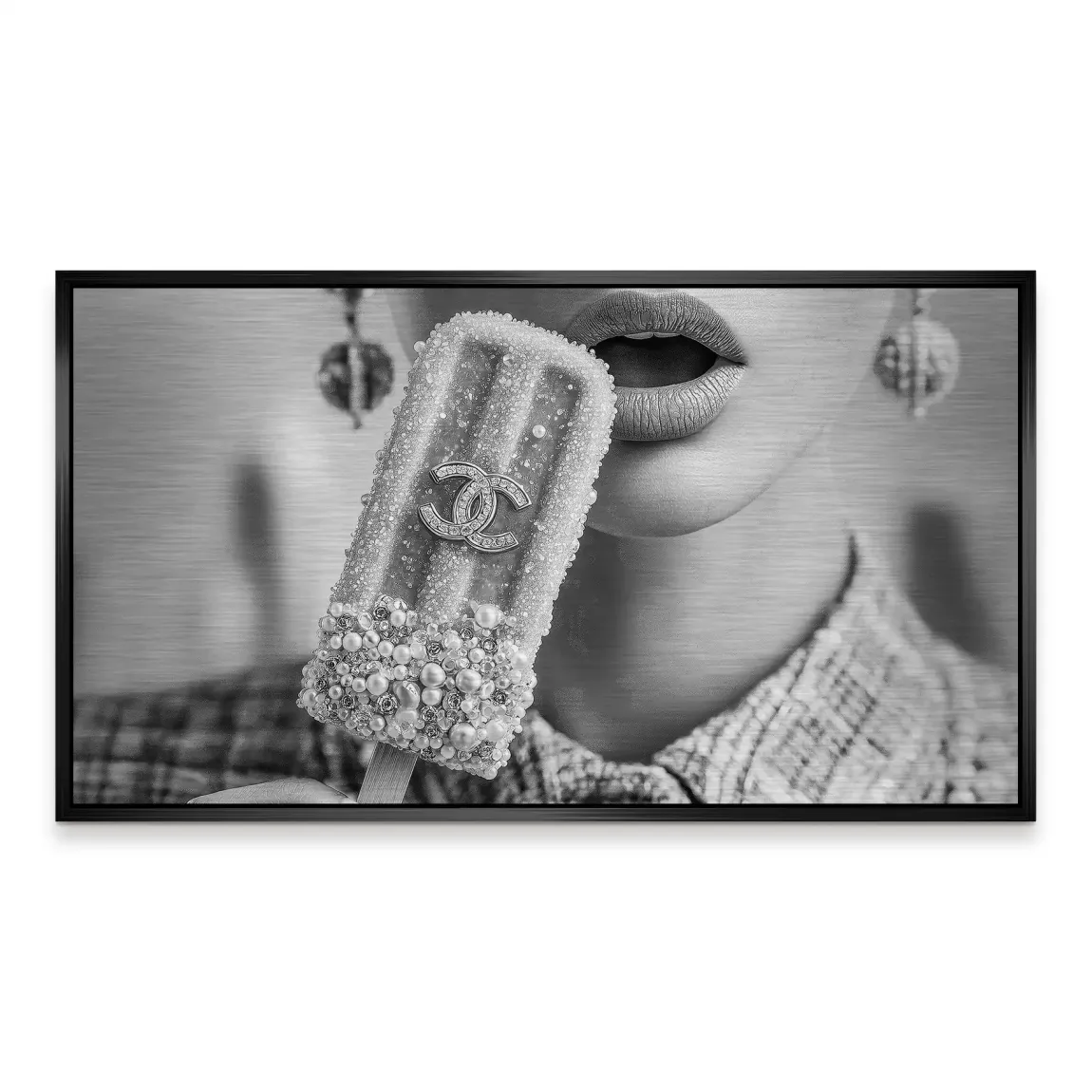 Coco Ice Art Black Edition Alu Gebürstet