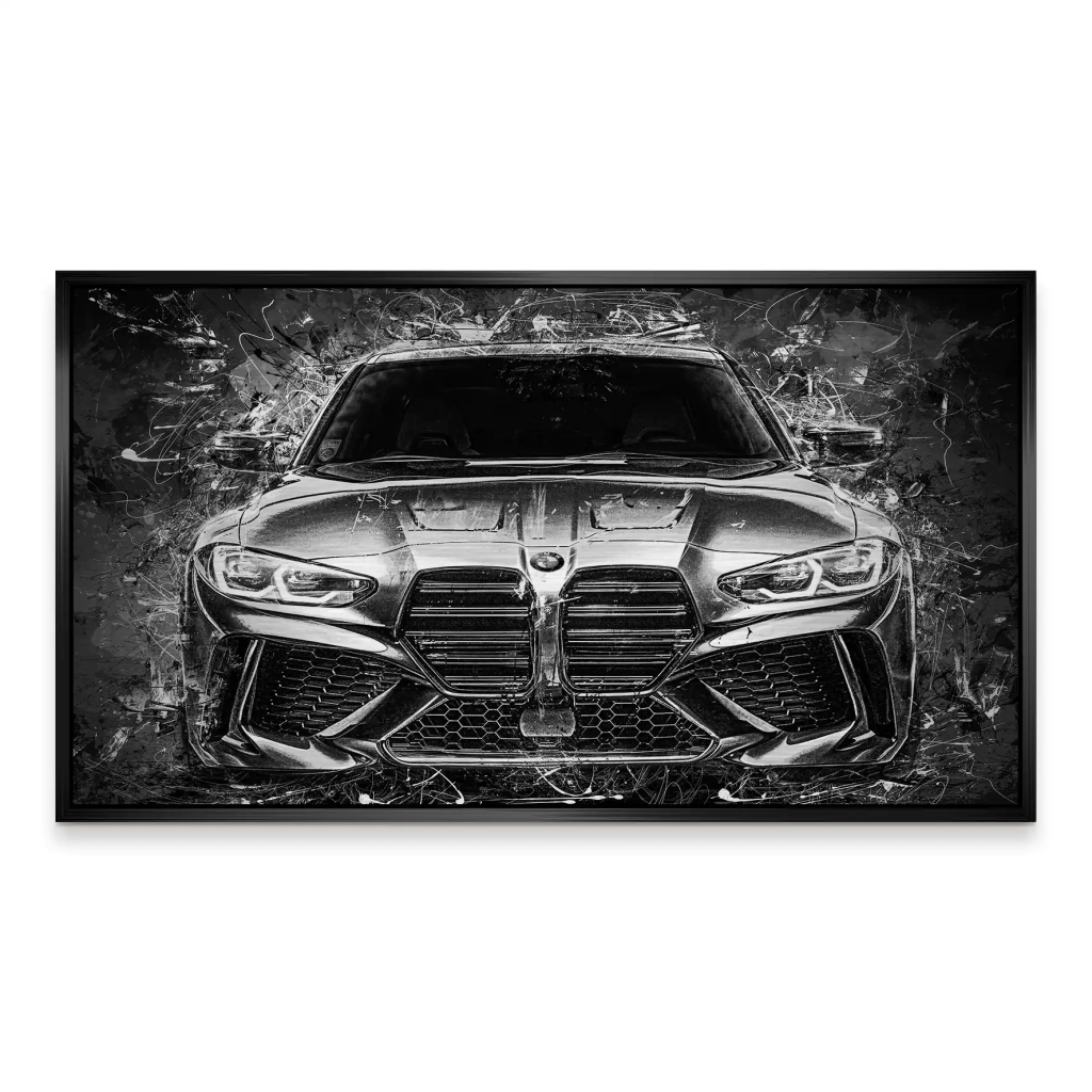 BMW M4 Abstrakt Black Style Alu Gebürstet INGALERIE