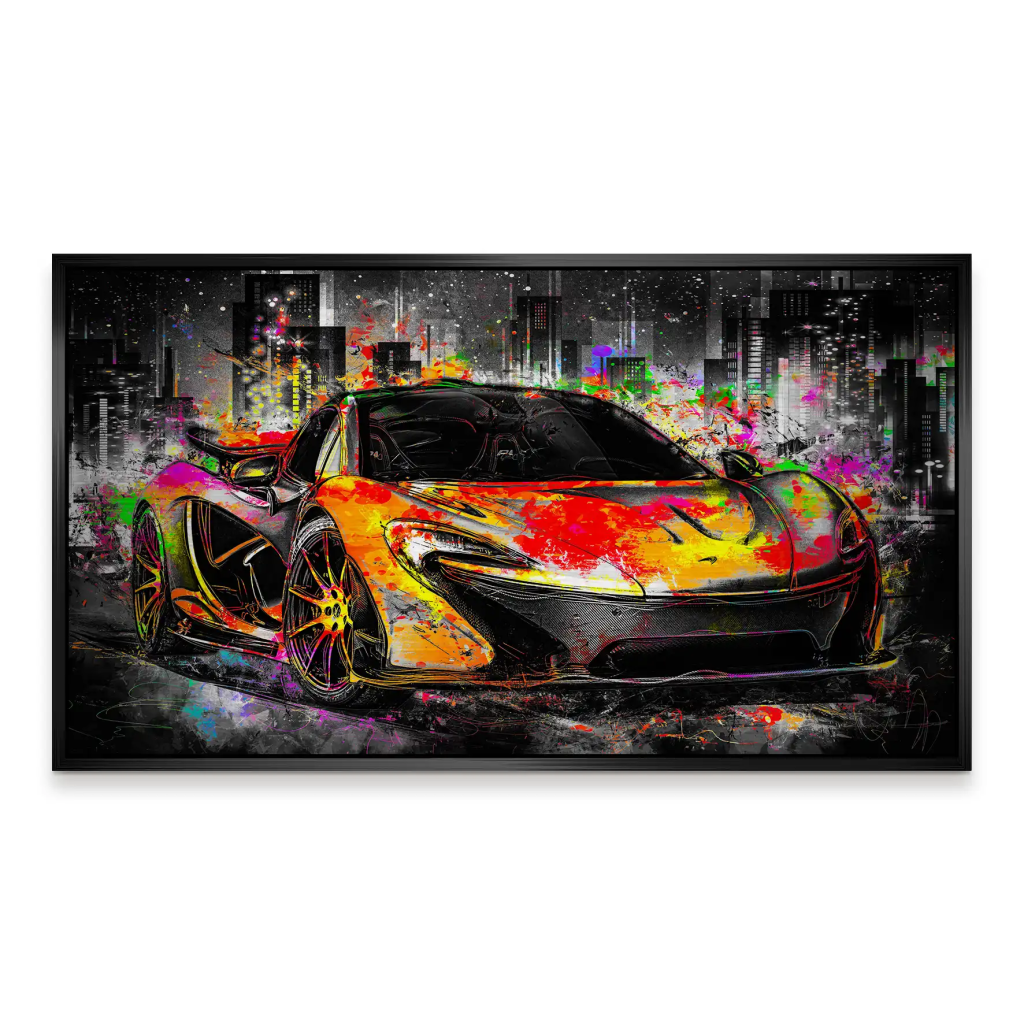 McLaren Pop Art Style Alu Gebürstet INGALERIE