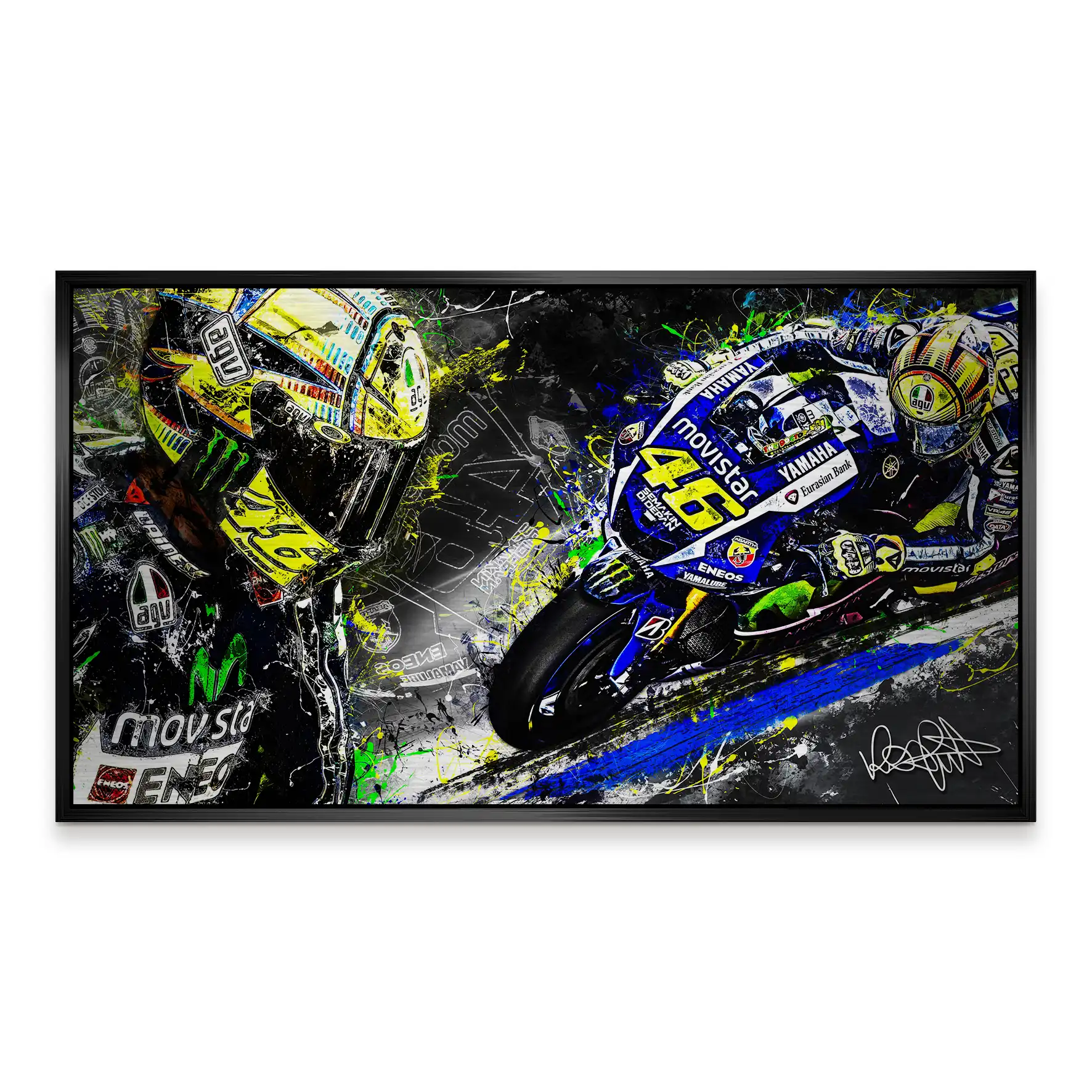 Rossi Yamaha Art Alu Gebürstet INGALERiE