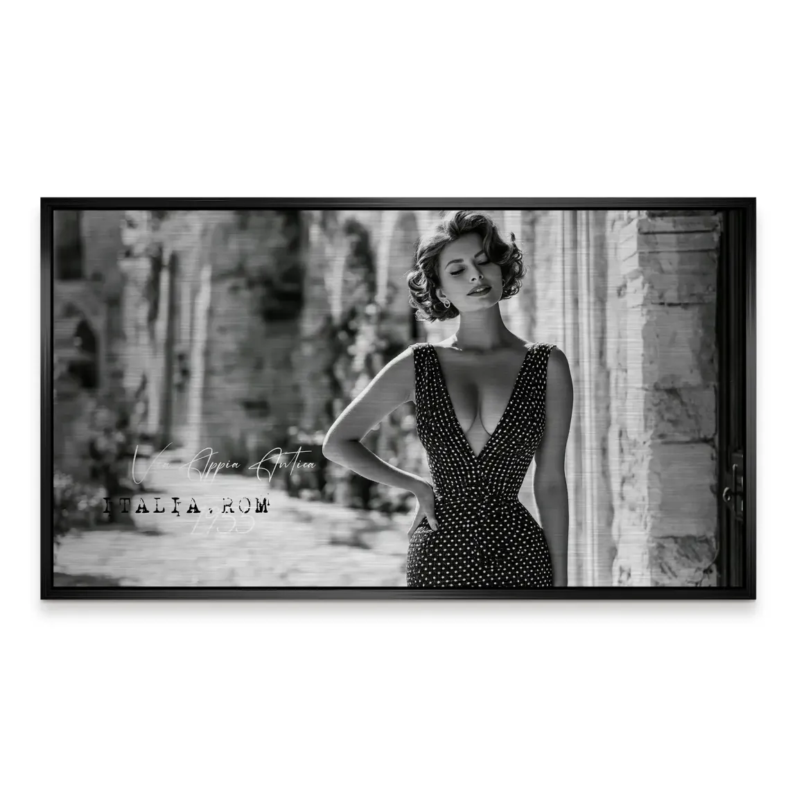 Sophia Loren Diva Aluminiumbild gebürstet